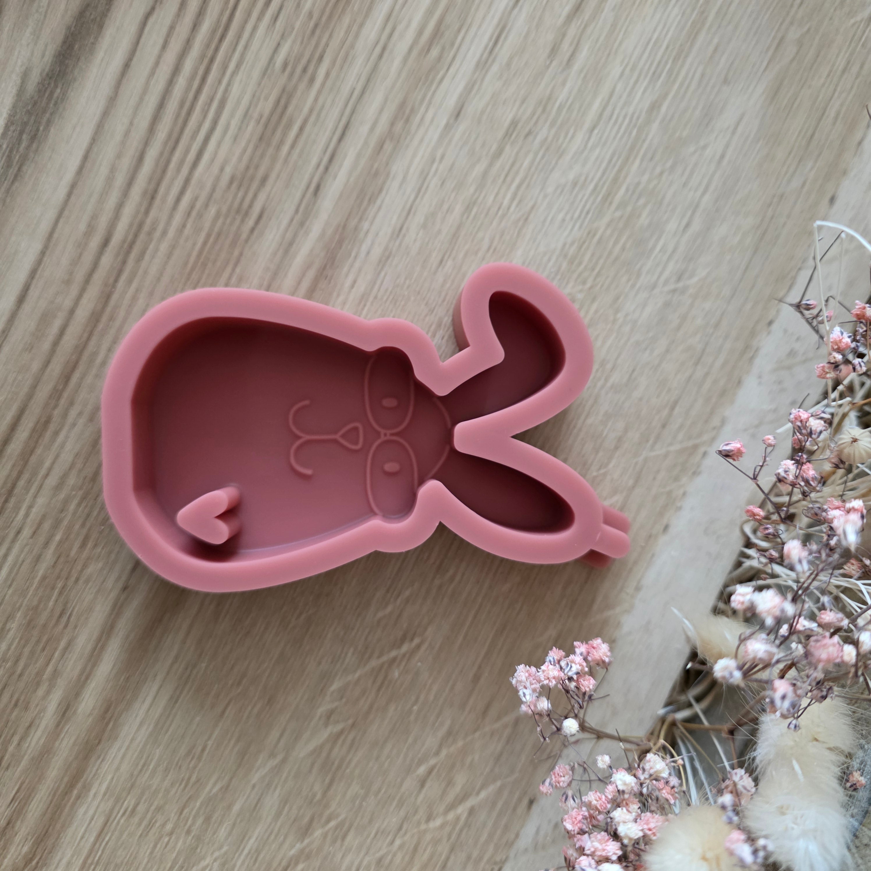 Silikon-Gießform Osterei mit Brille groß – Ansicht 2