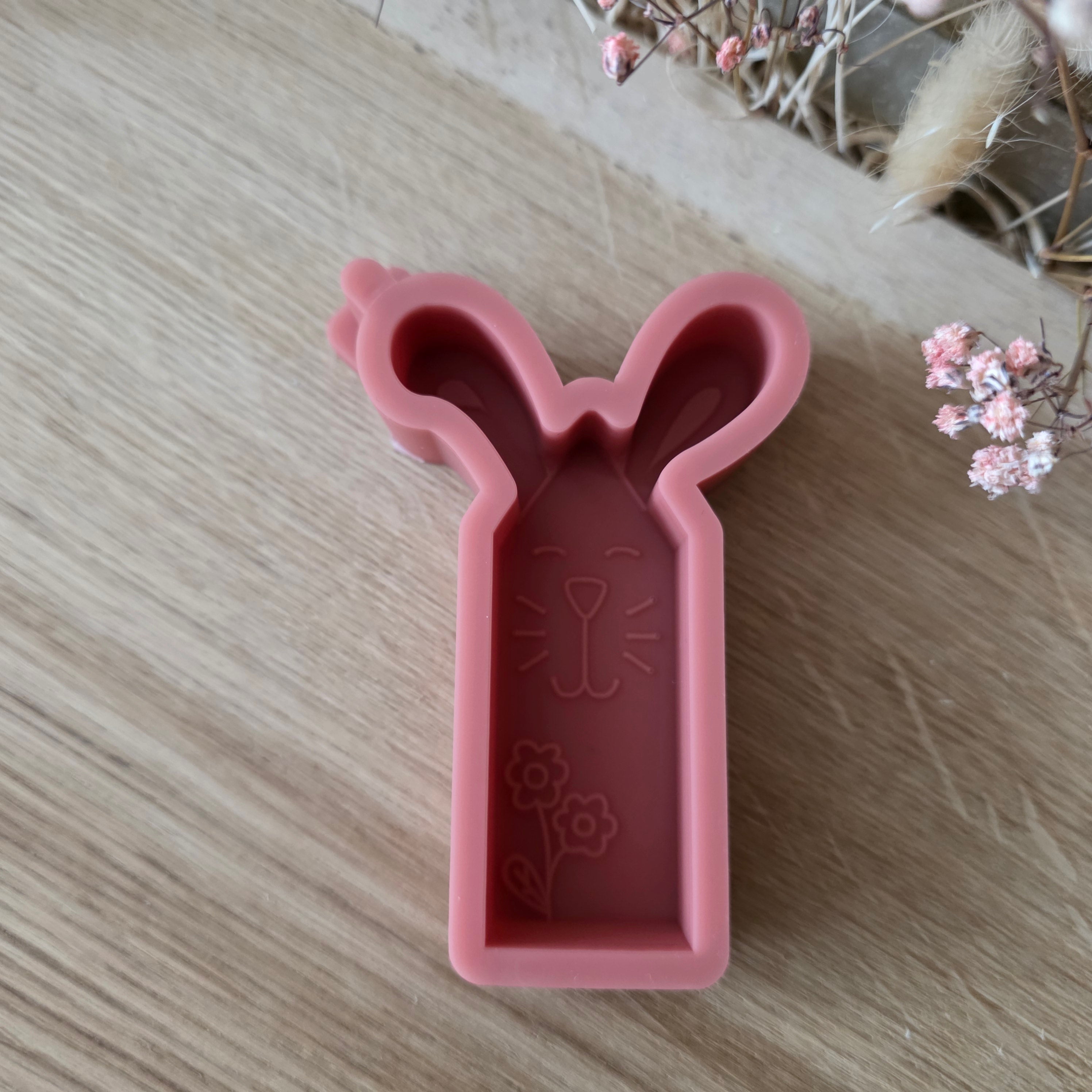 Silikon – Gießform – Hasenhaus Prilblume –