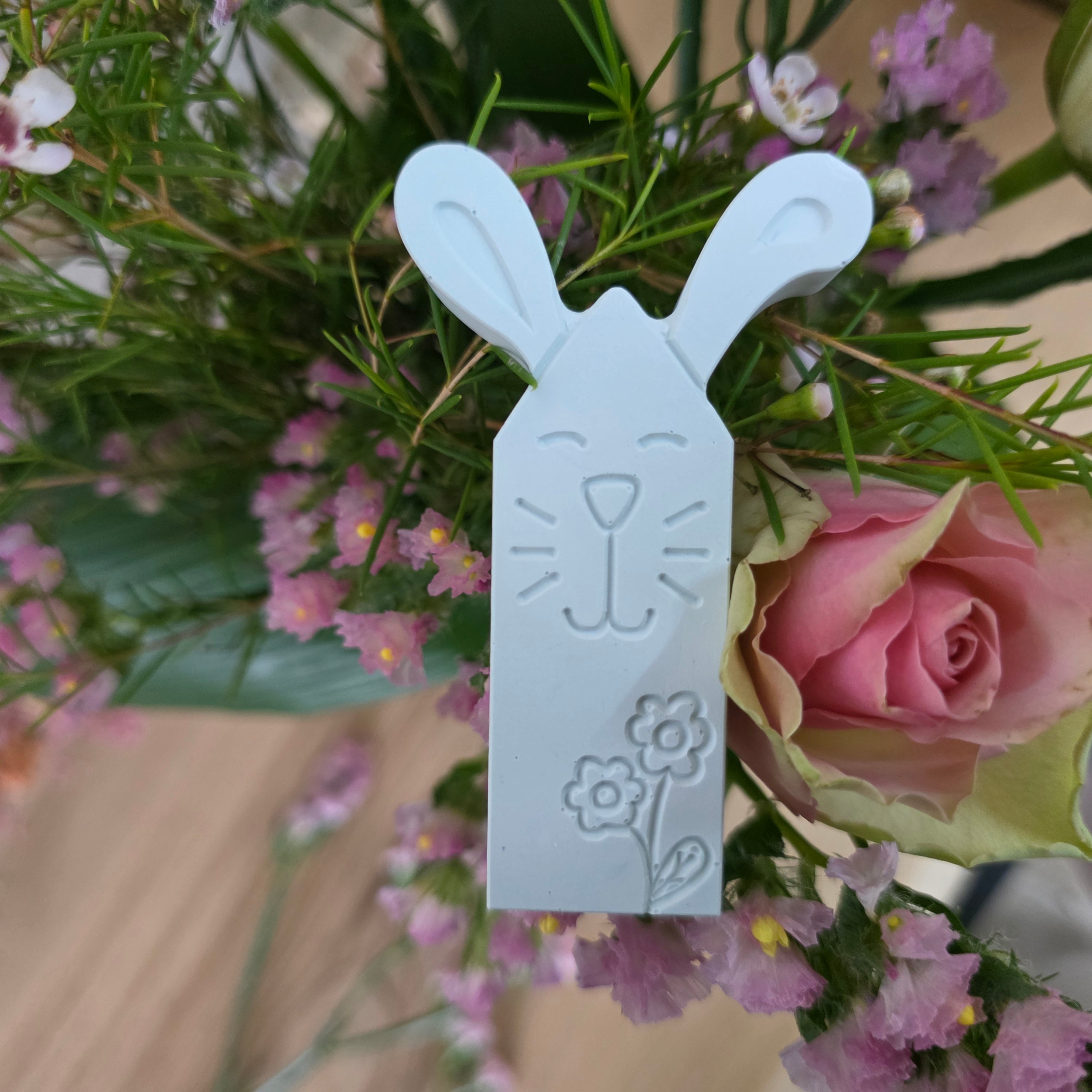 Silikon – Gießform – Hasenhaus Prilblume –