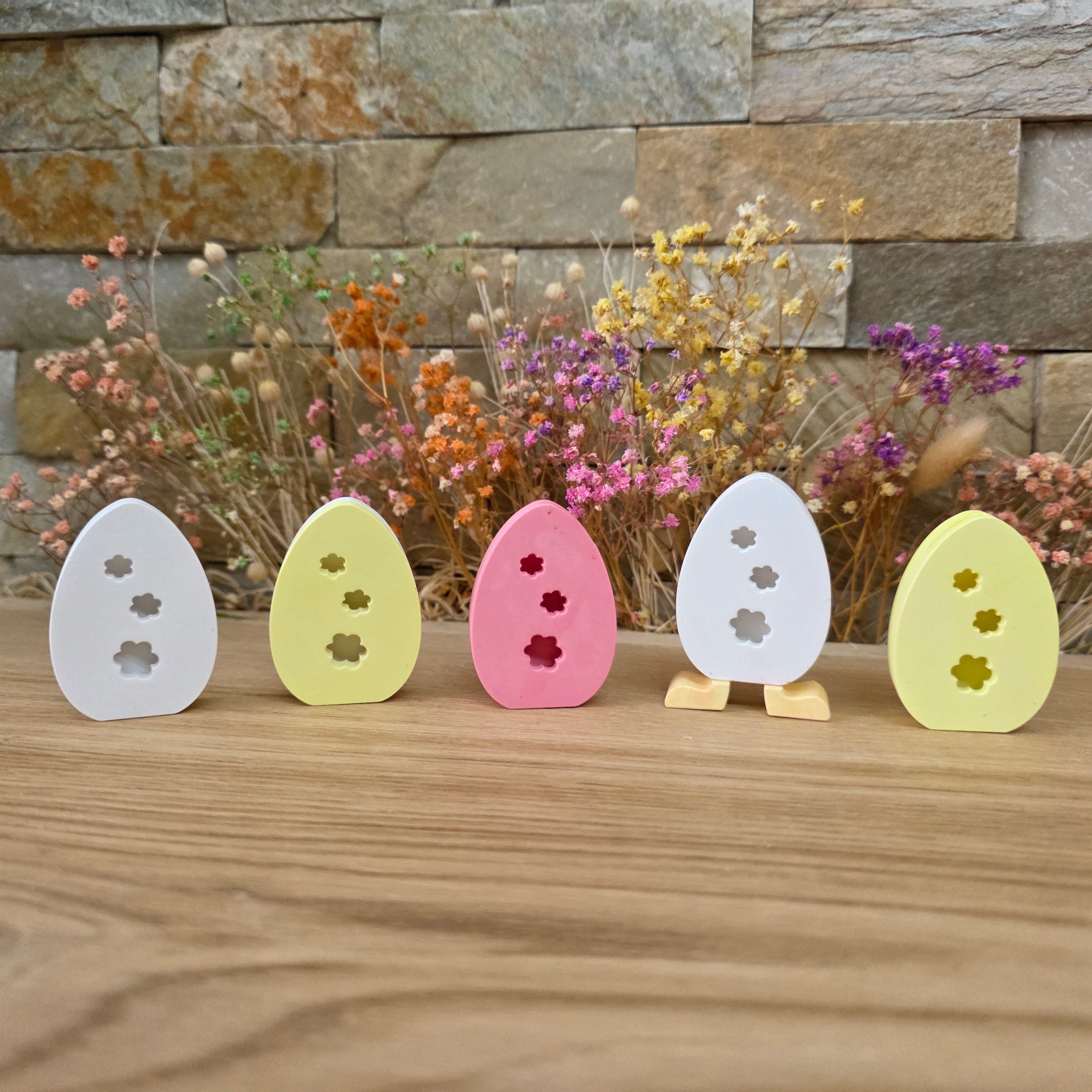 SteckEi klein – modulares Osterei mit Vlies-Ohren