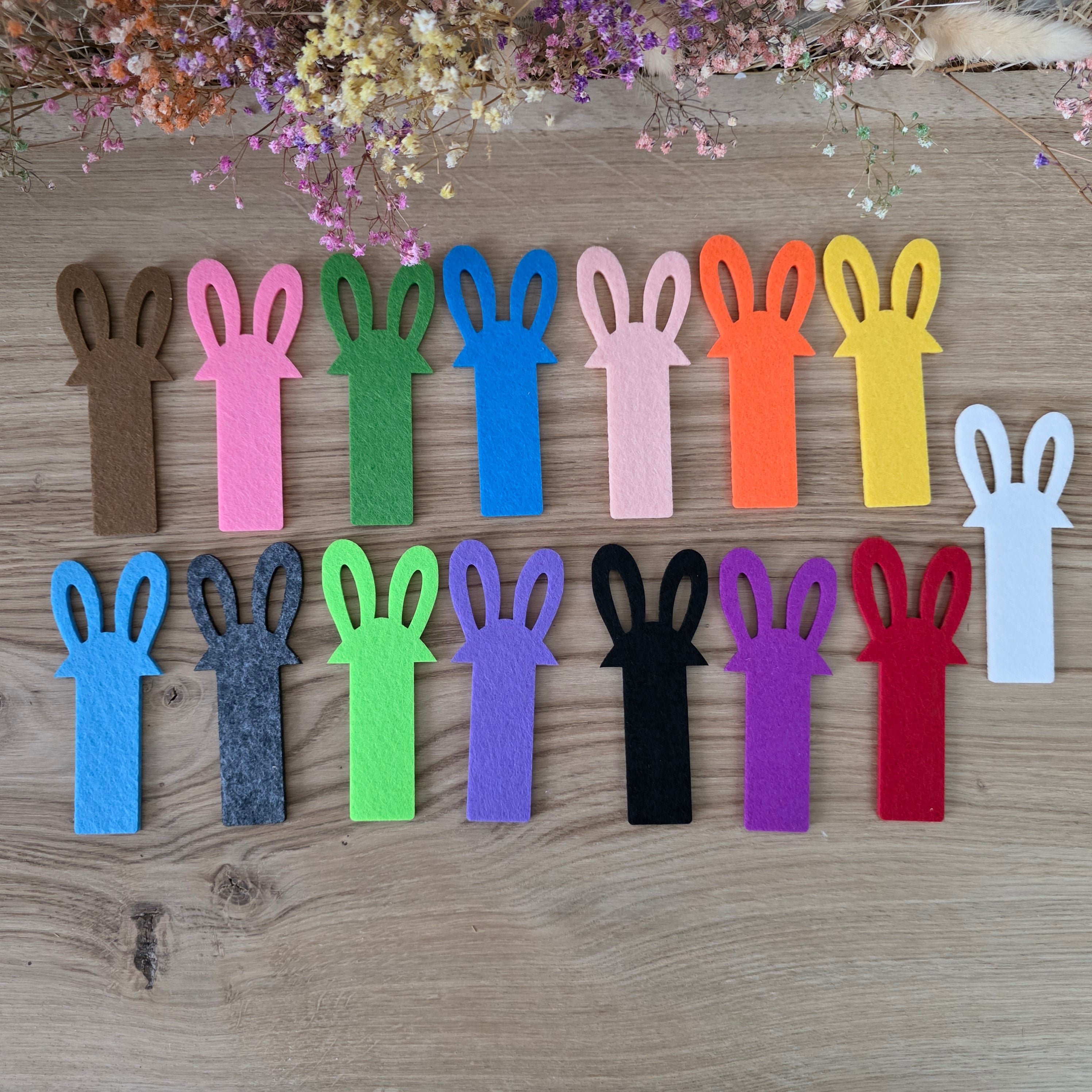 Vliesohren für SteckEi GROß – gemischtes Design (jedes Set ein Unikat)