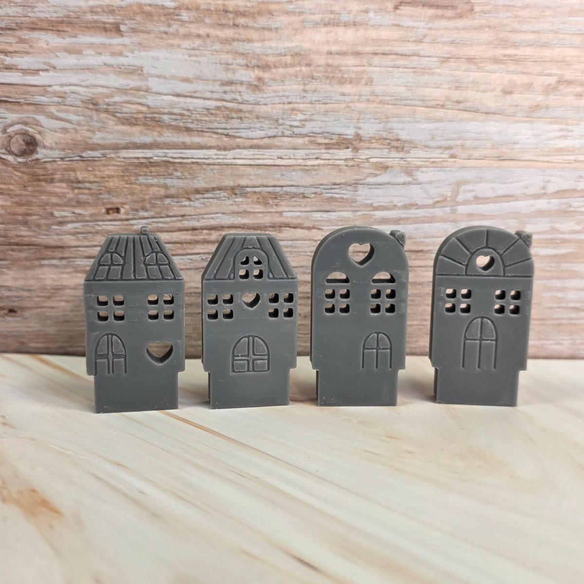 3D Druckdatei Klötzchenhäuser Herz 5 STL – Ansicht 3