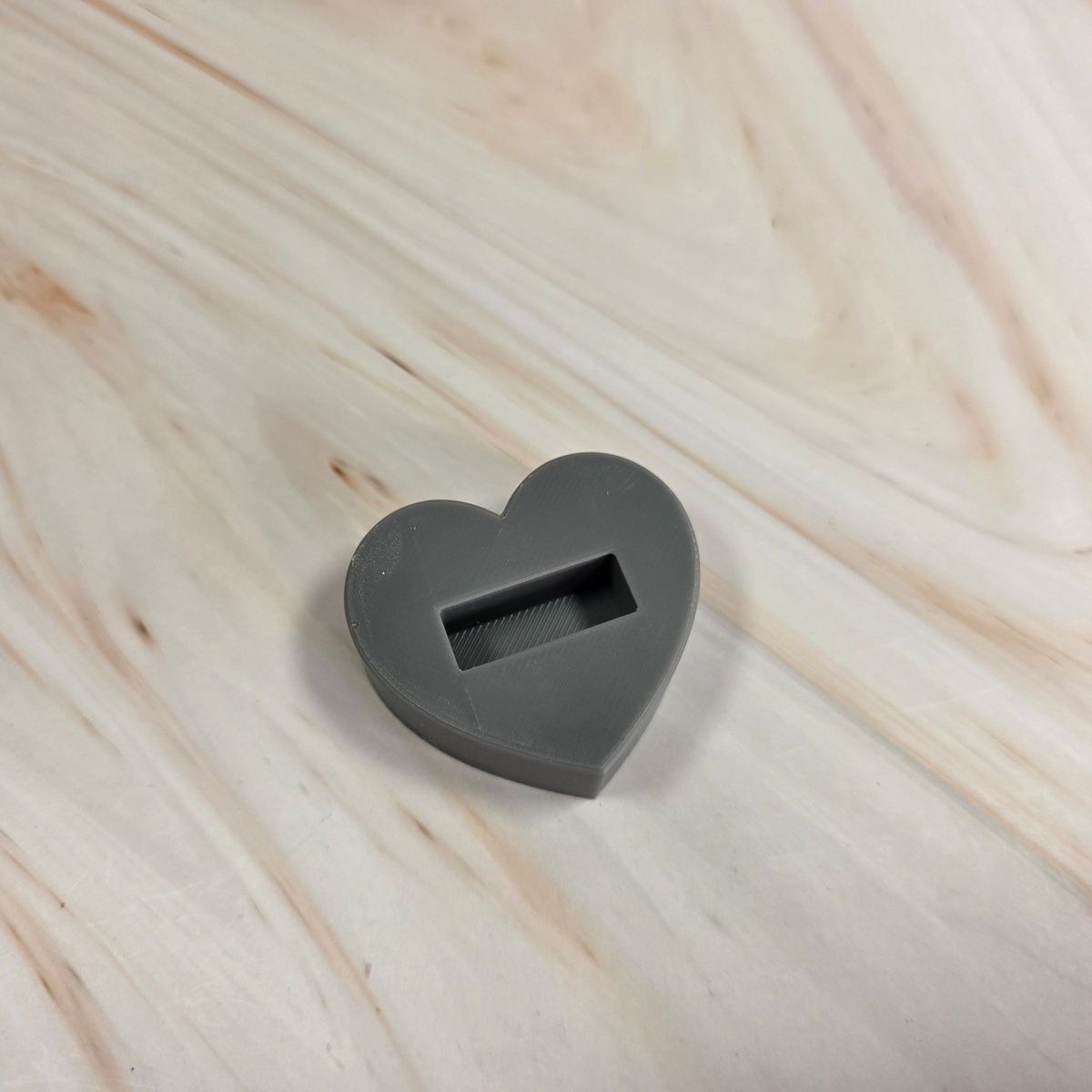 3D Druckdatei Grundplatte Herzsockel für Stecksystem STL