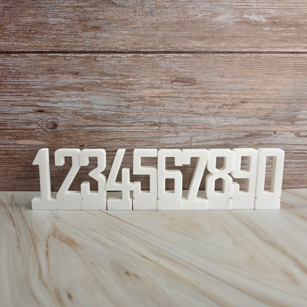 3D Druckdatei Motivklötzchen Zahlen STL