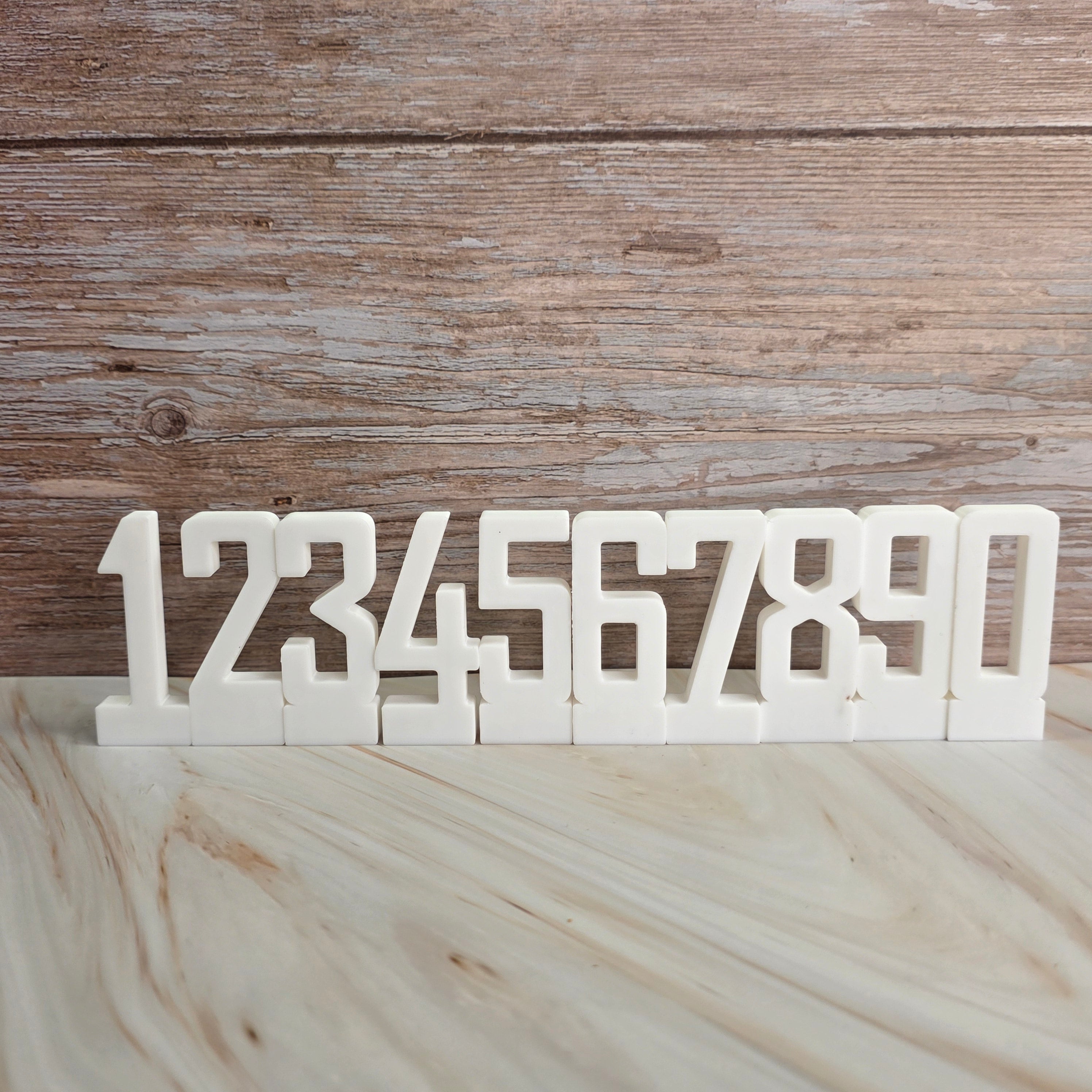 3D Druckdatei – Motivklötzchen - Zahlen - STL