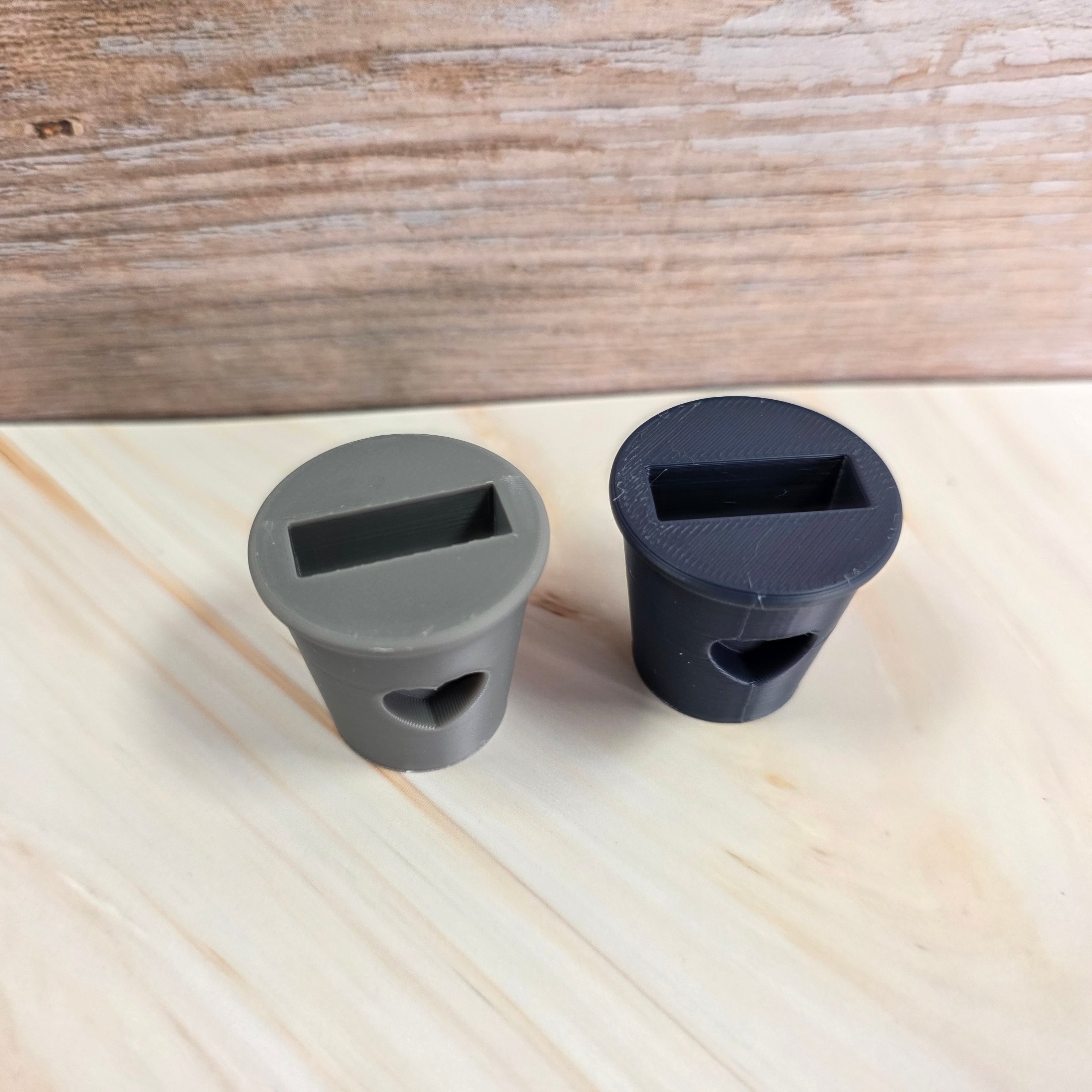 3D Druckdatei – Grundplatte - Blumentopf mit Herz – für Stecksystem – STL