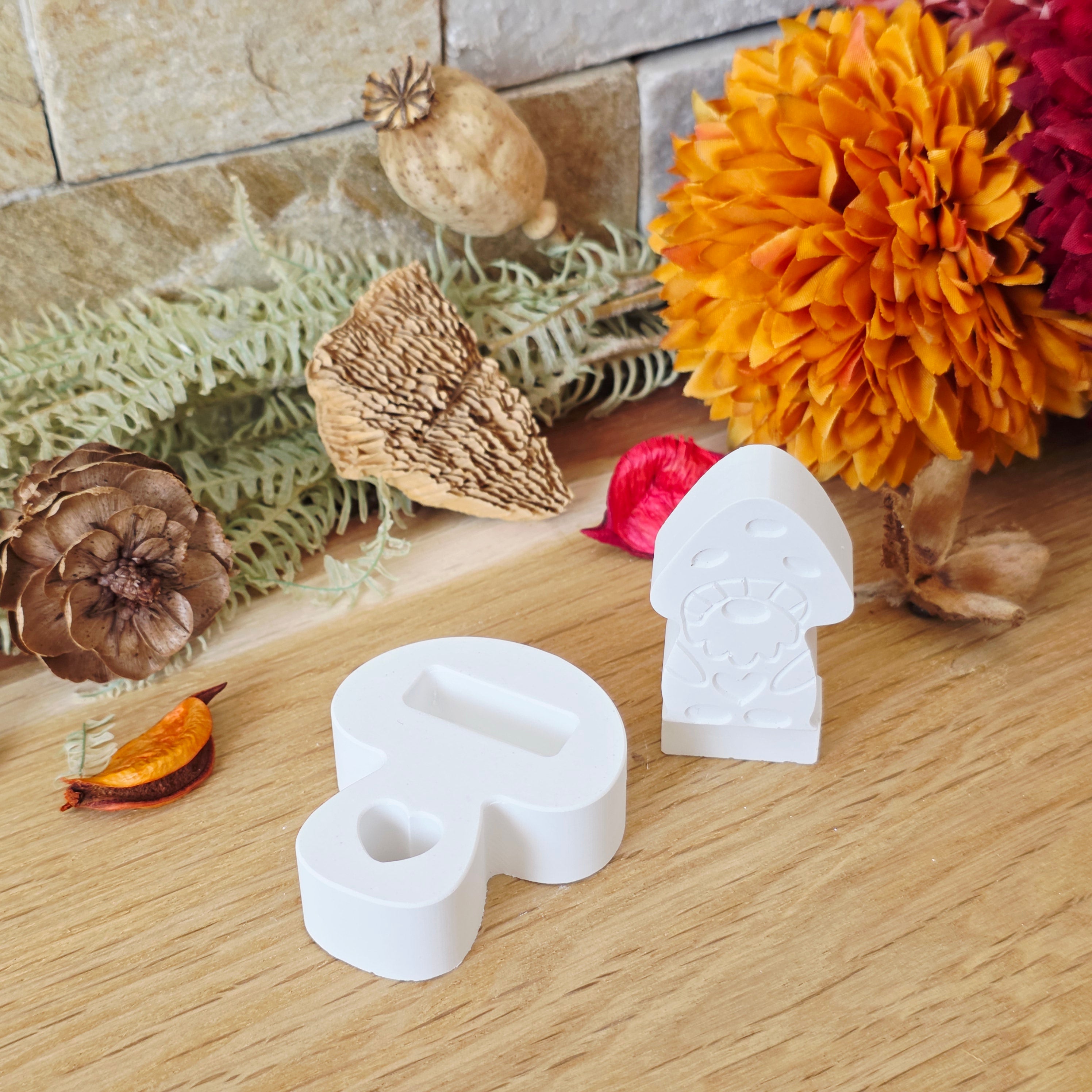 Silikon – Gießform – Grundplatte Pilz – für 1 Stecker -
