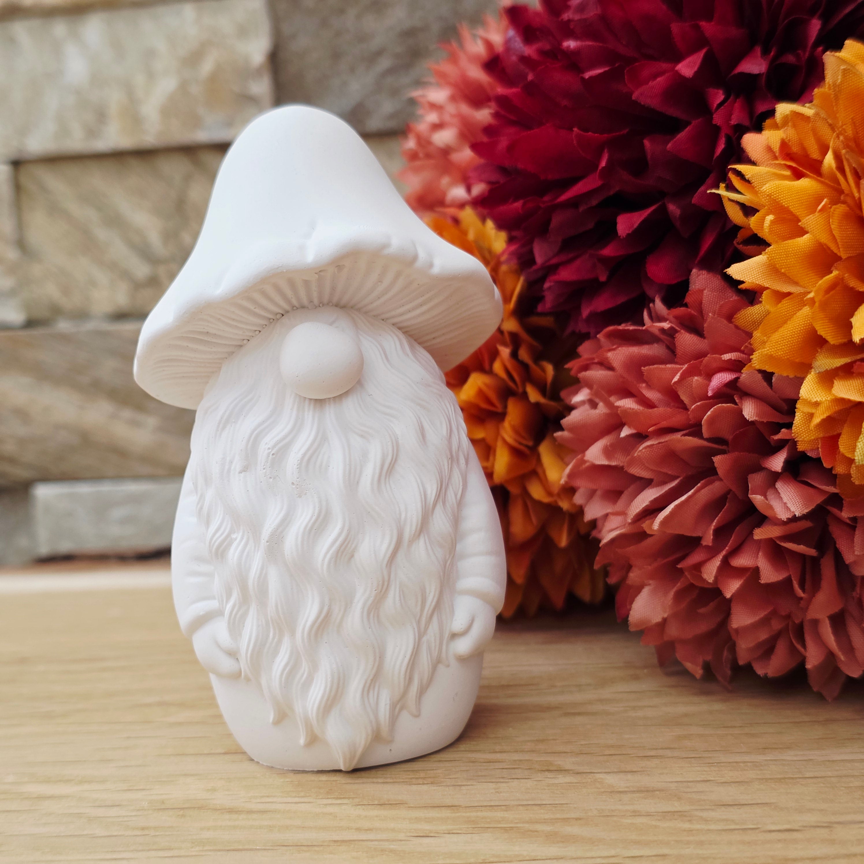 Silikon – Gießform – Herbstwichtel mit Pilzhut -
