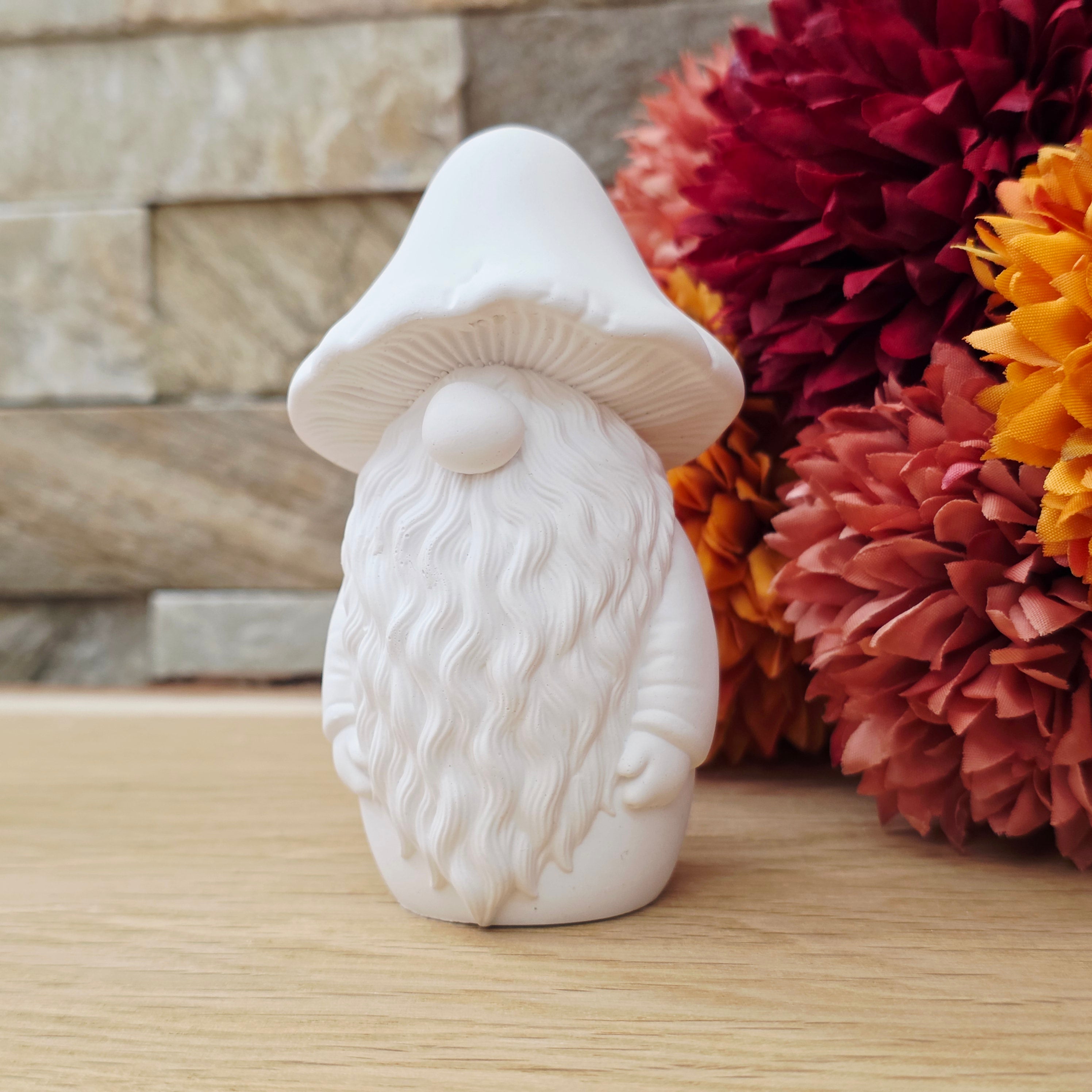 Silikon – Gießform – Herbstwichtel mit Pilzhut -