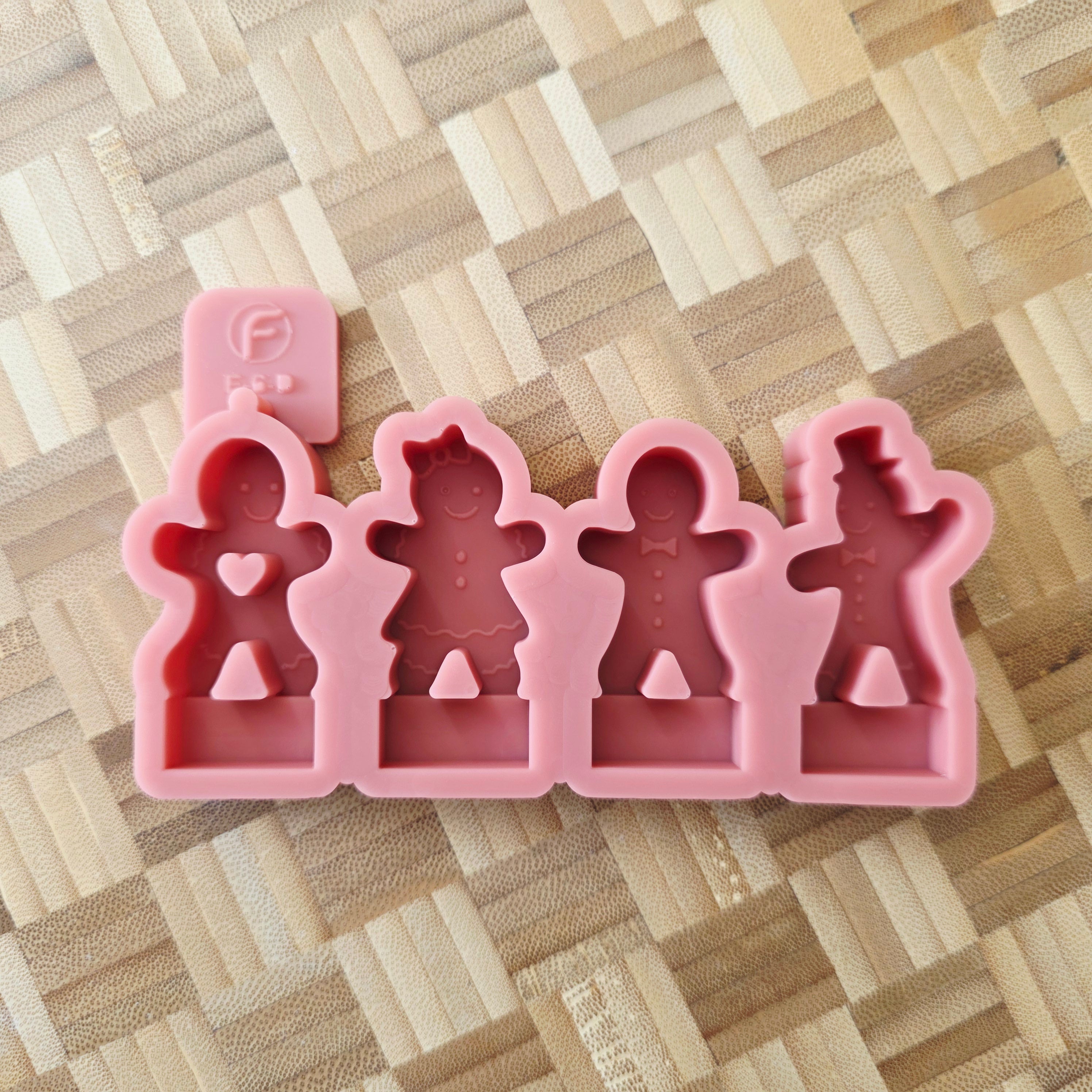 Silikongießform – Lebkuchenfiguren – Stecksystem