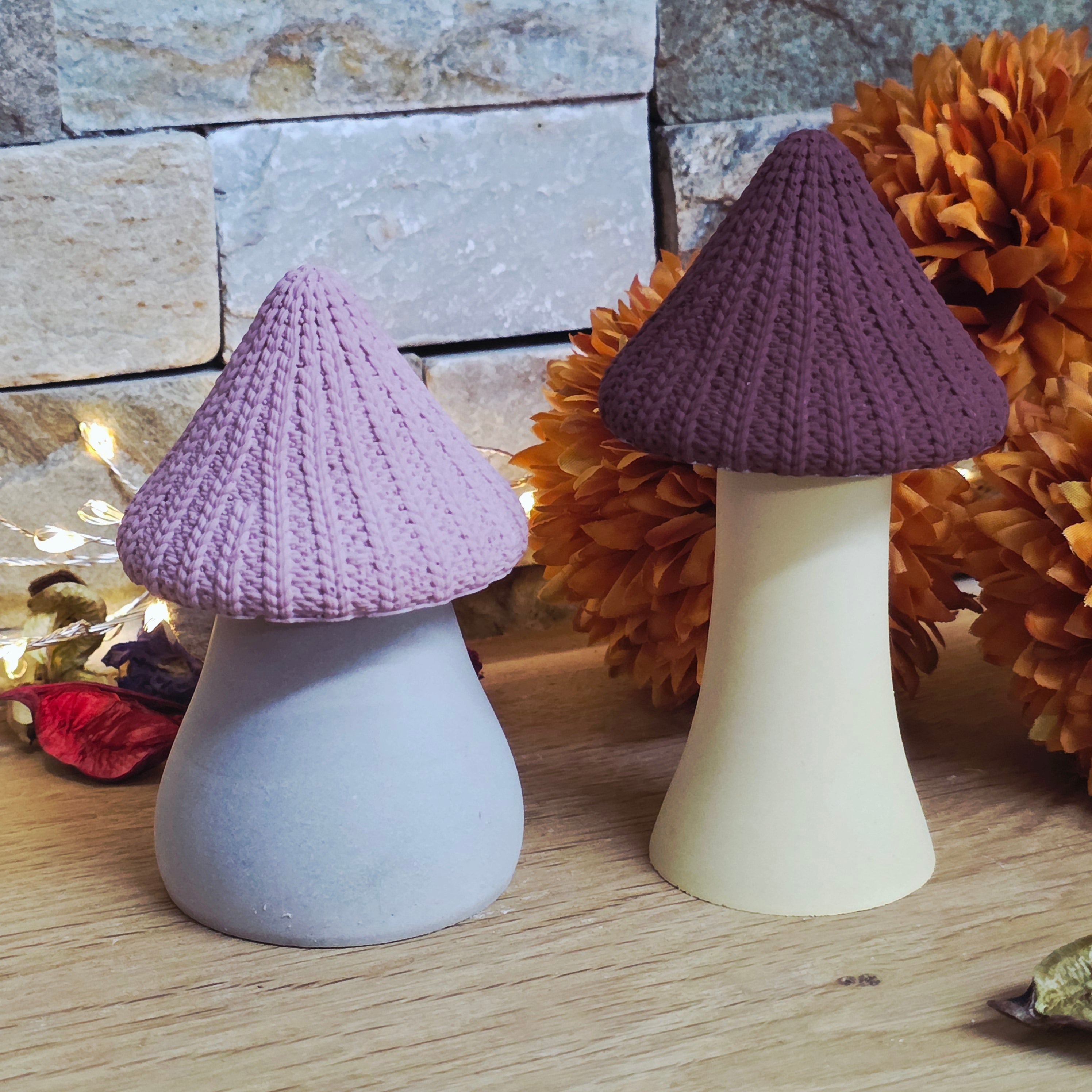 Silikongießform – Pilzkopf Glockenform spitz - Herbstpilze zum Kombinieren