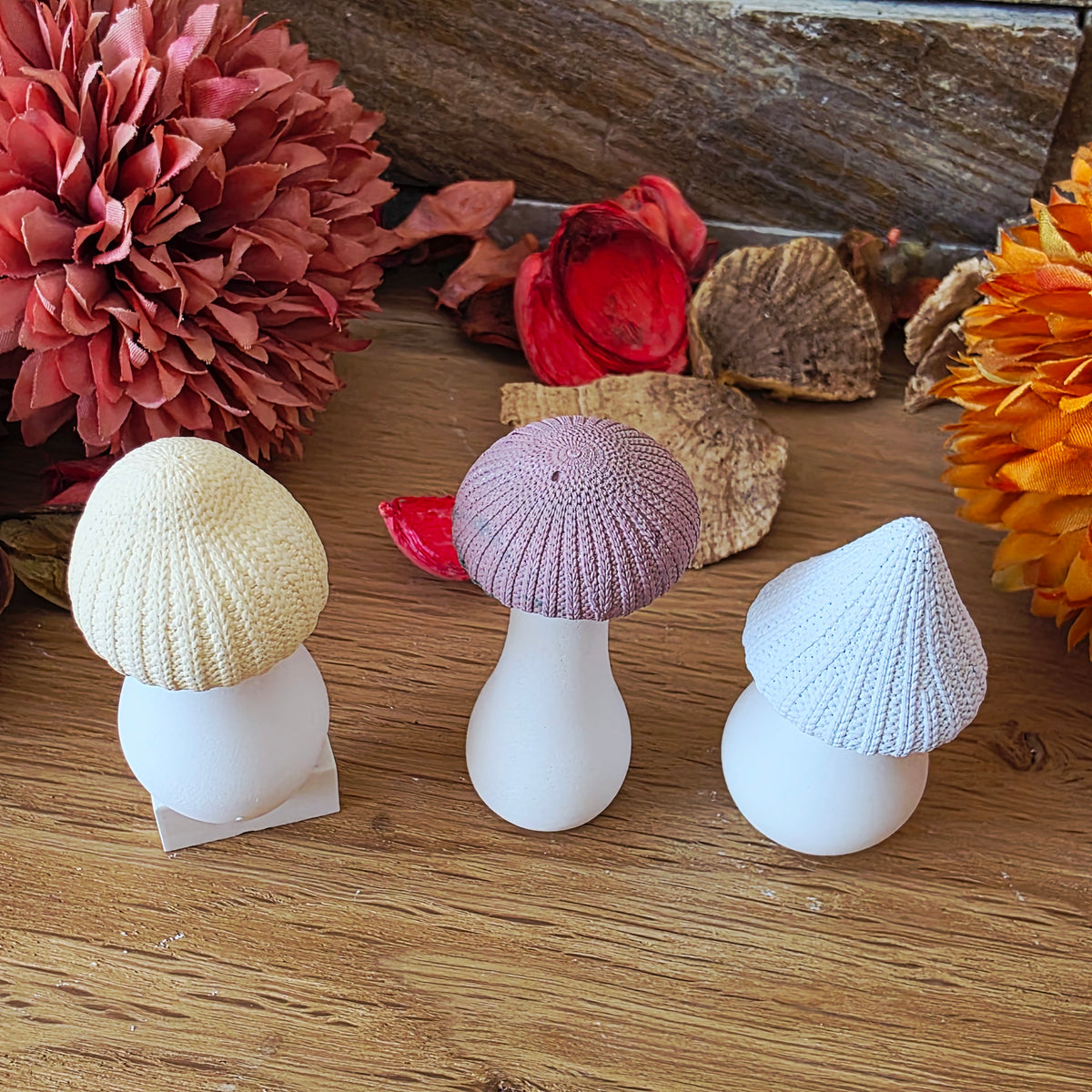 Silikongießform – MINI Herbstpilze zum Kombinieren