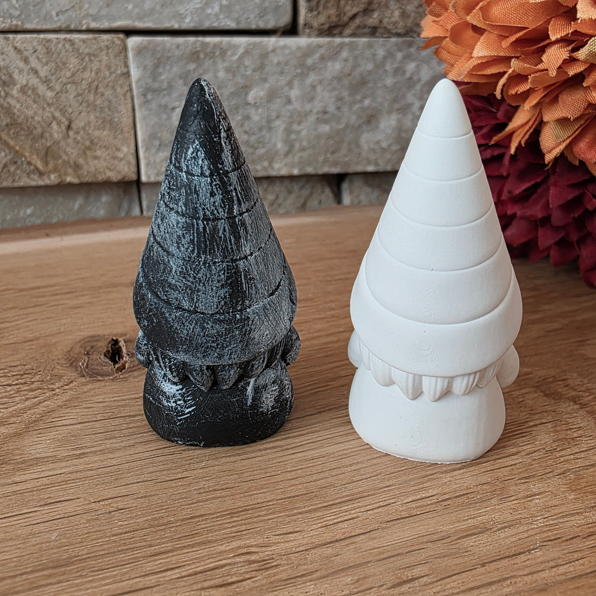 Silikongießform – Halloween-Wichtel Skelett mit Blatt