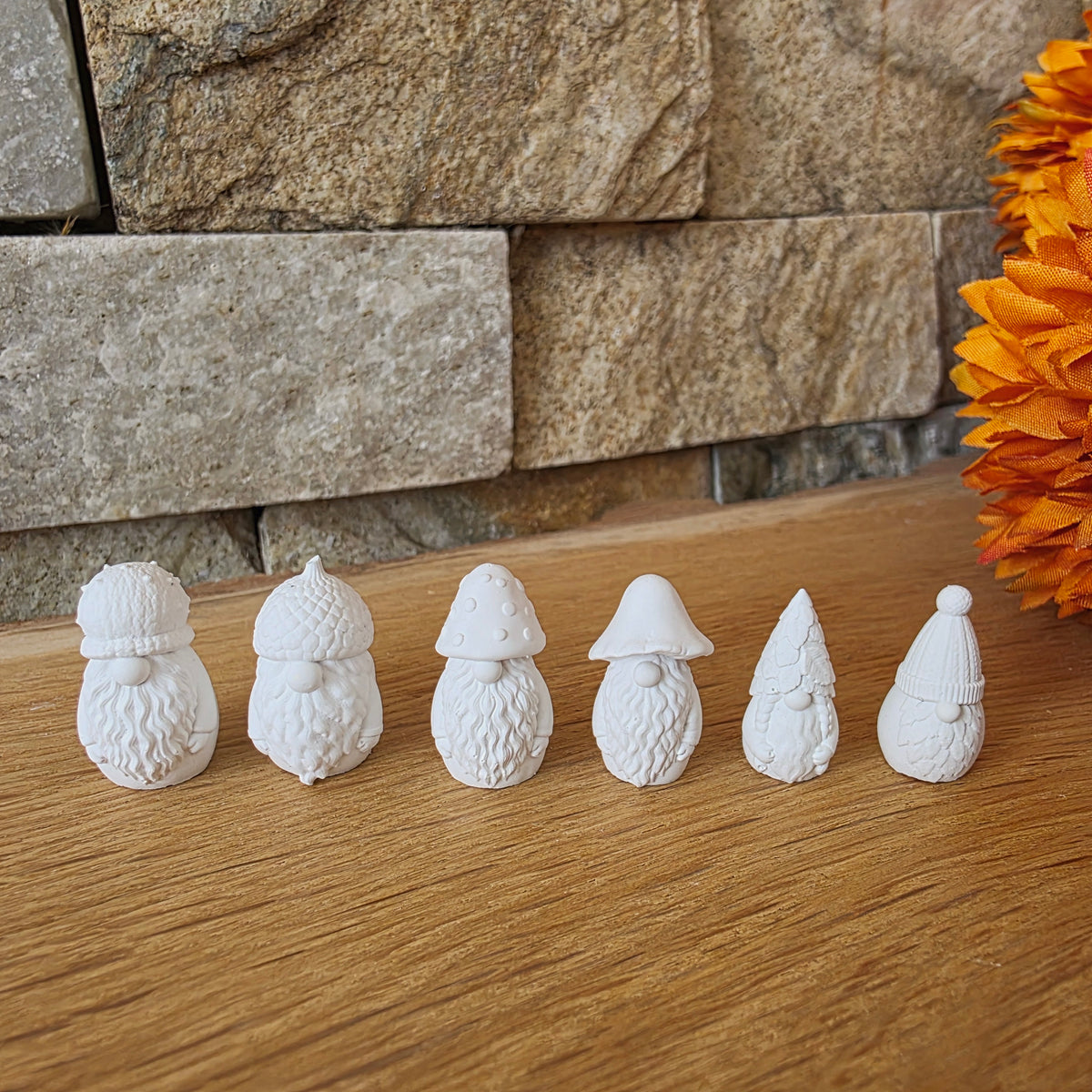 Silikongießform – Herbst Mini-Wichtel 6er Set