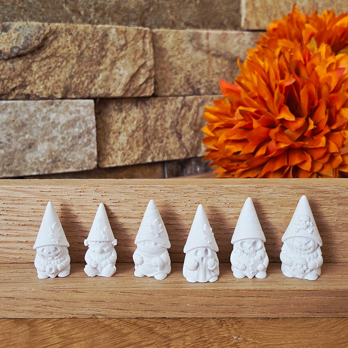Silikongießform – Halloween Mini-Wichtel 6er Set