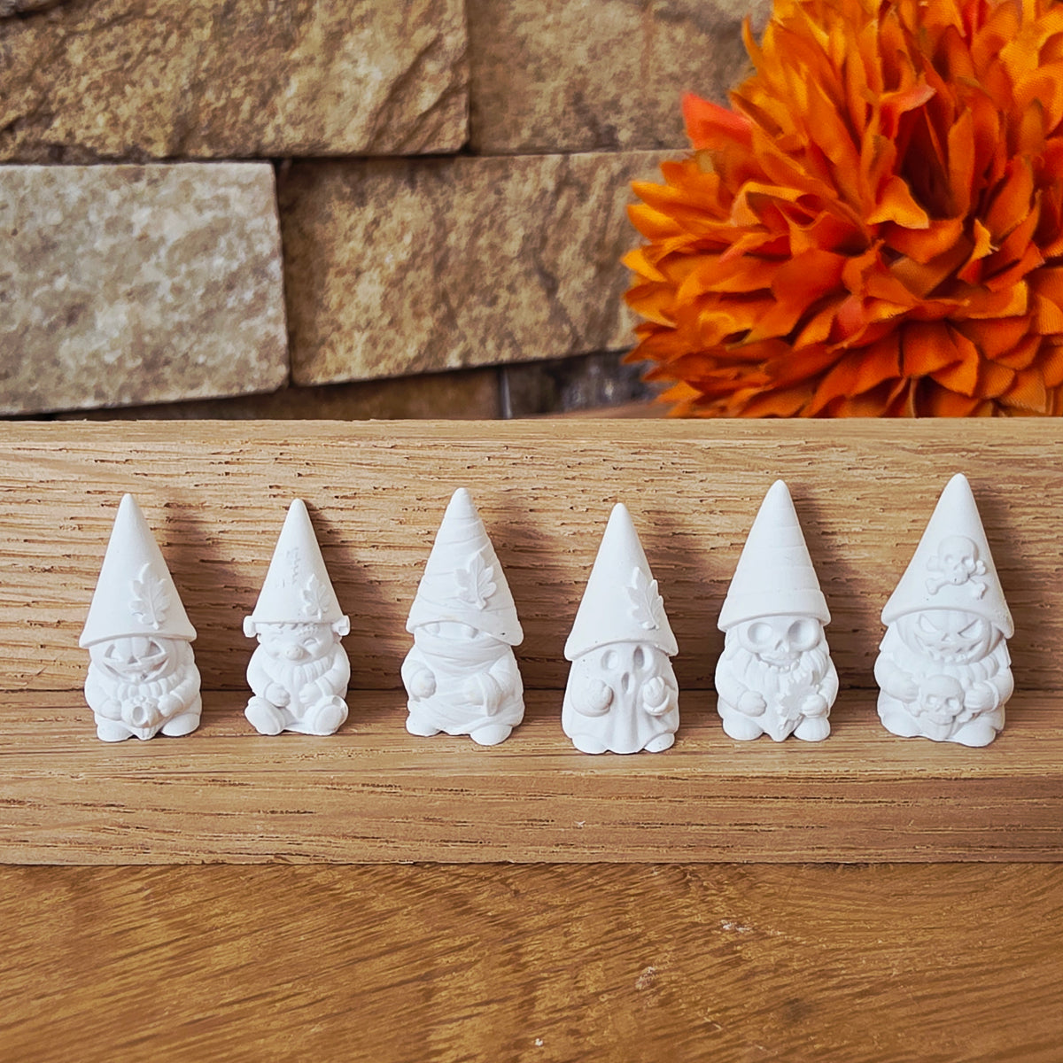 Silikongießform – Halloween Mini-Wichtel 6er Set