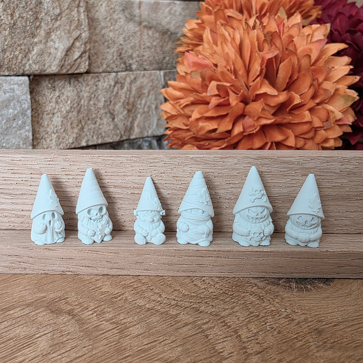 Silikongießform – Halloween Mini-Wichtel 6er Set