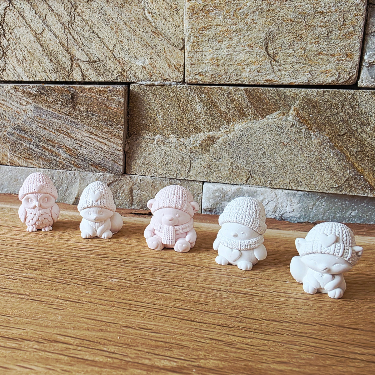 Silikongießform – Mini Wichteltiere – 5er-Set