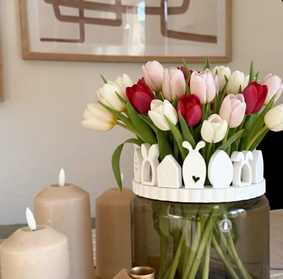 Frühlingskranz für Vasen - DIY Komplett Set