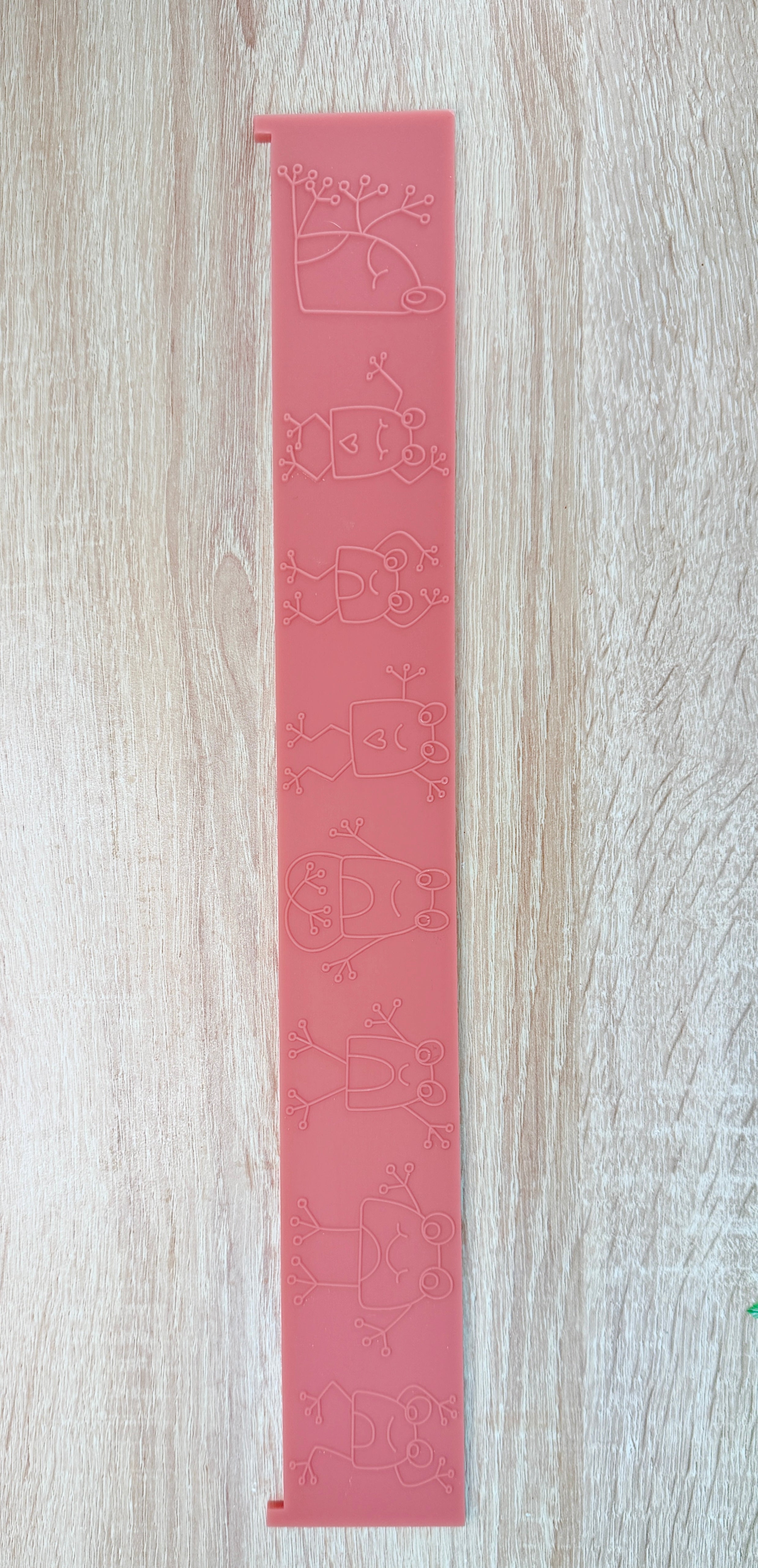 Motivband für unsere Schalenform - Yoga Frösche -