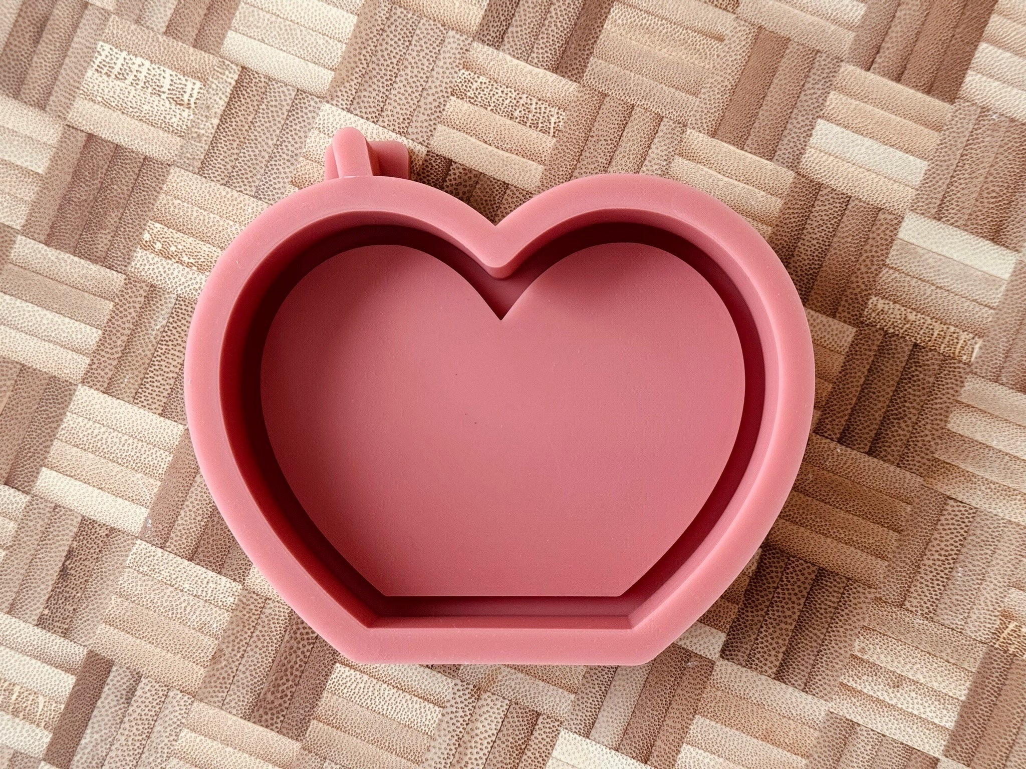 Silikonform "Herzaufsteller für Laser"