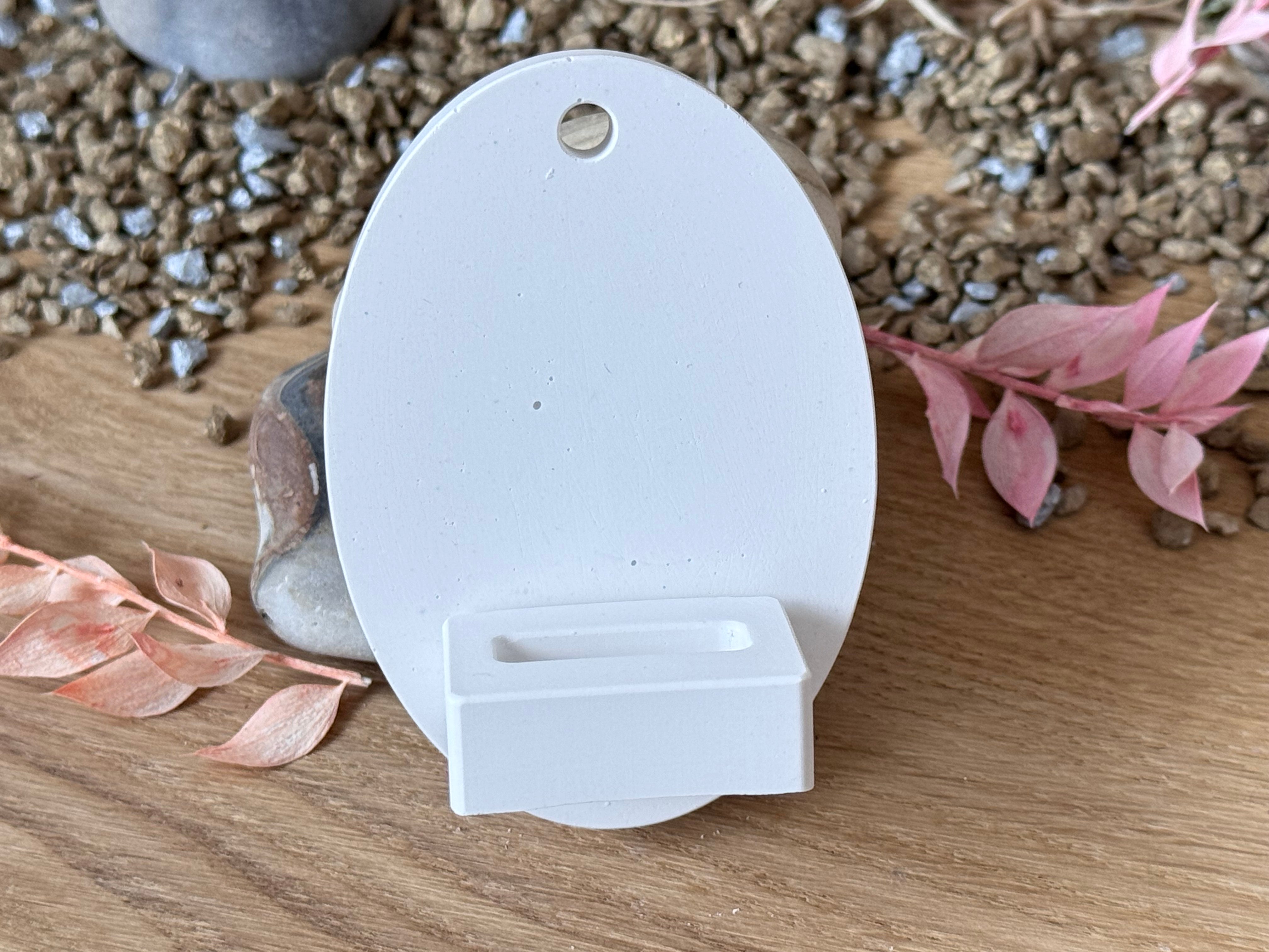 Silikon - Gießform - Wandhalterung Oval für Häuserkranz-Formen – passend für unsere Häuserkranzformen