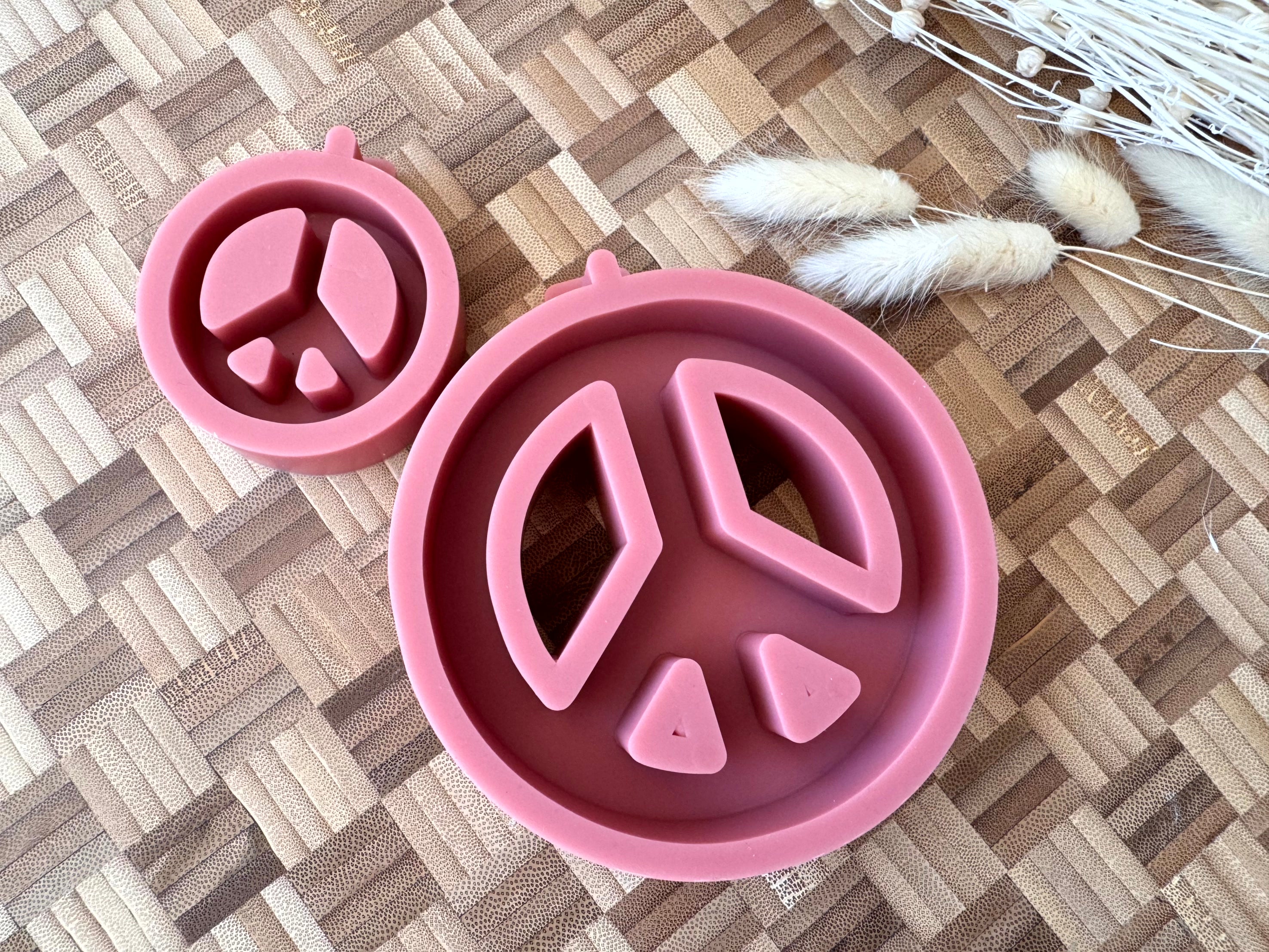 Silikon - Giessform - Peace -