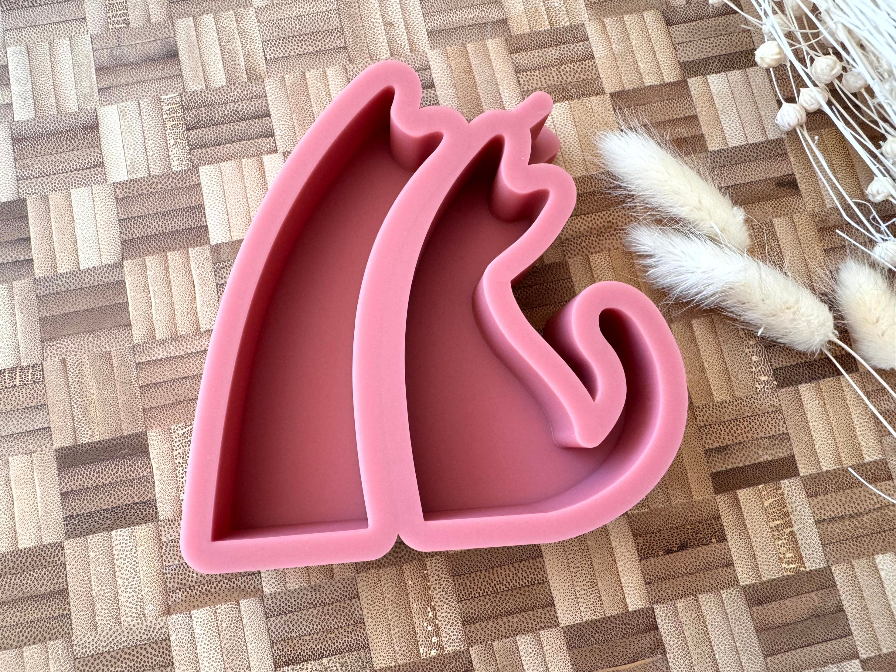 Silikon - Giessform - 2 Katzen -