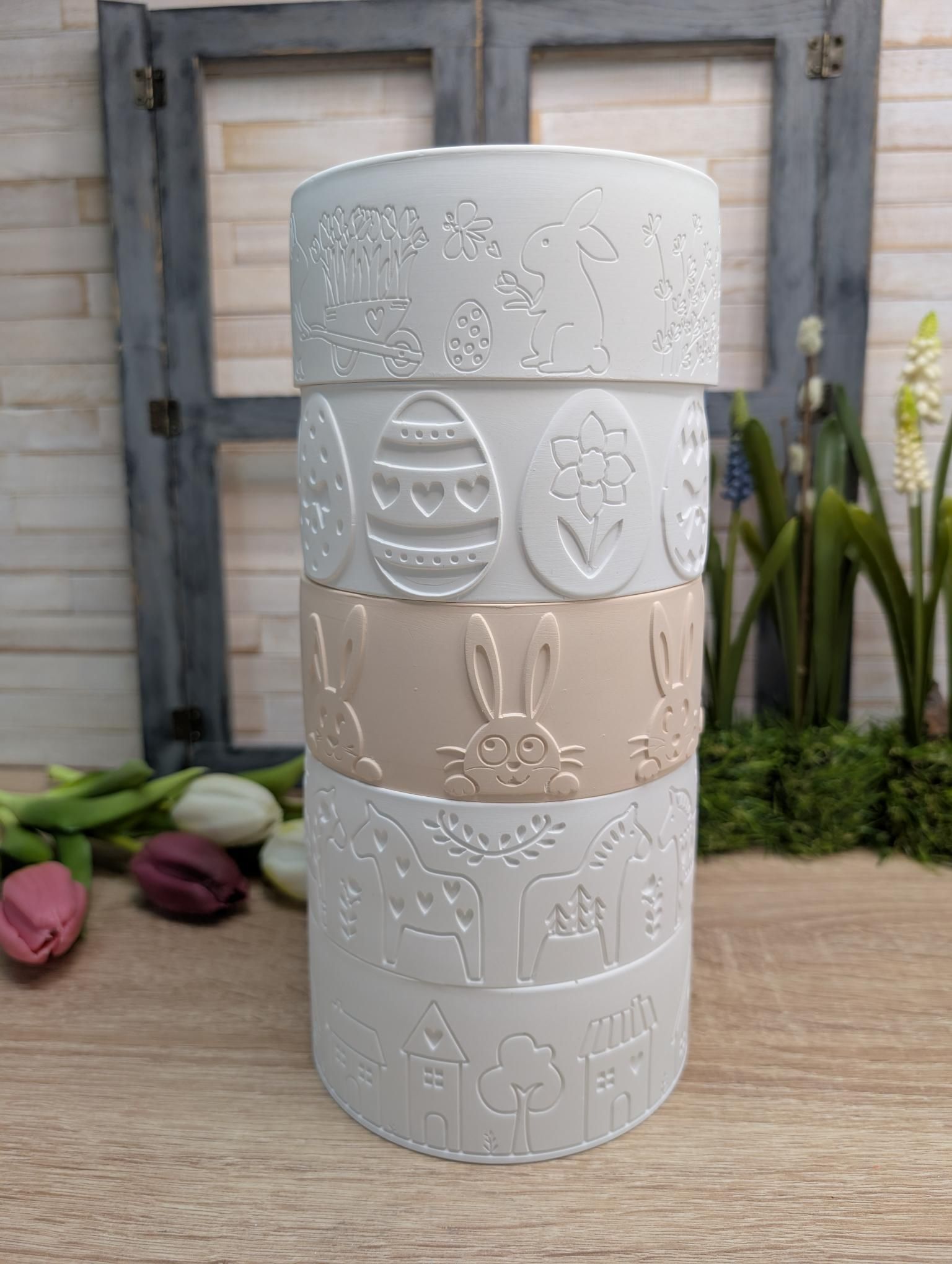 Silikon – Gießform – Schalen-Grundform – Basis für austauschbare Motivbänder