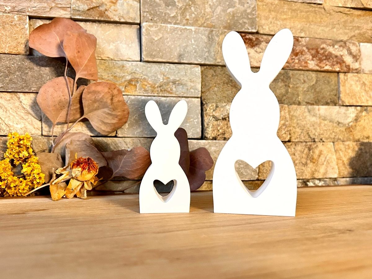 Silikon Gießform Hase mit Herz – Tiere – Ansicht 5