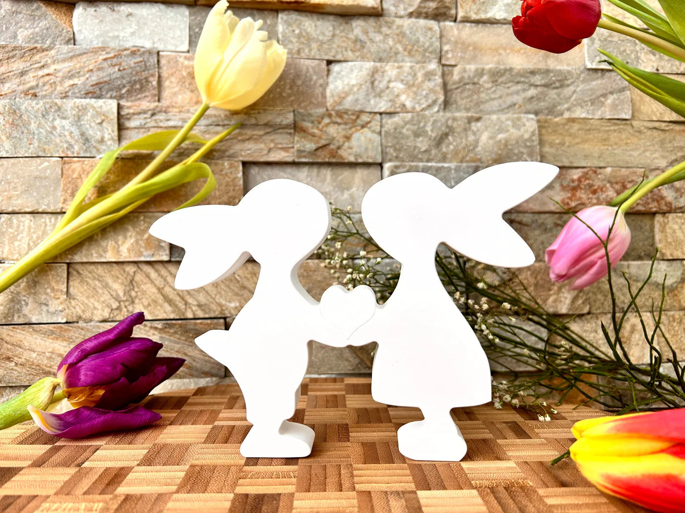 Hasenbande Komplett Set – DIY Gießset für liebevolle Osterdeko