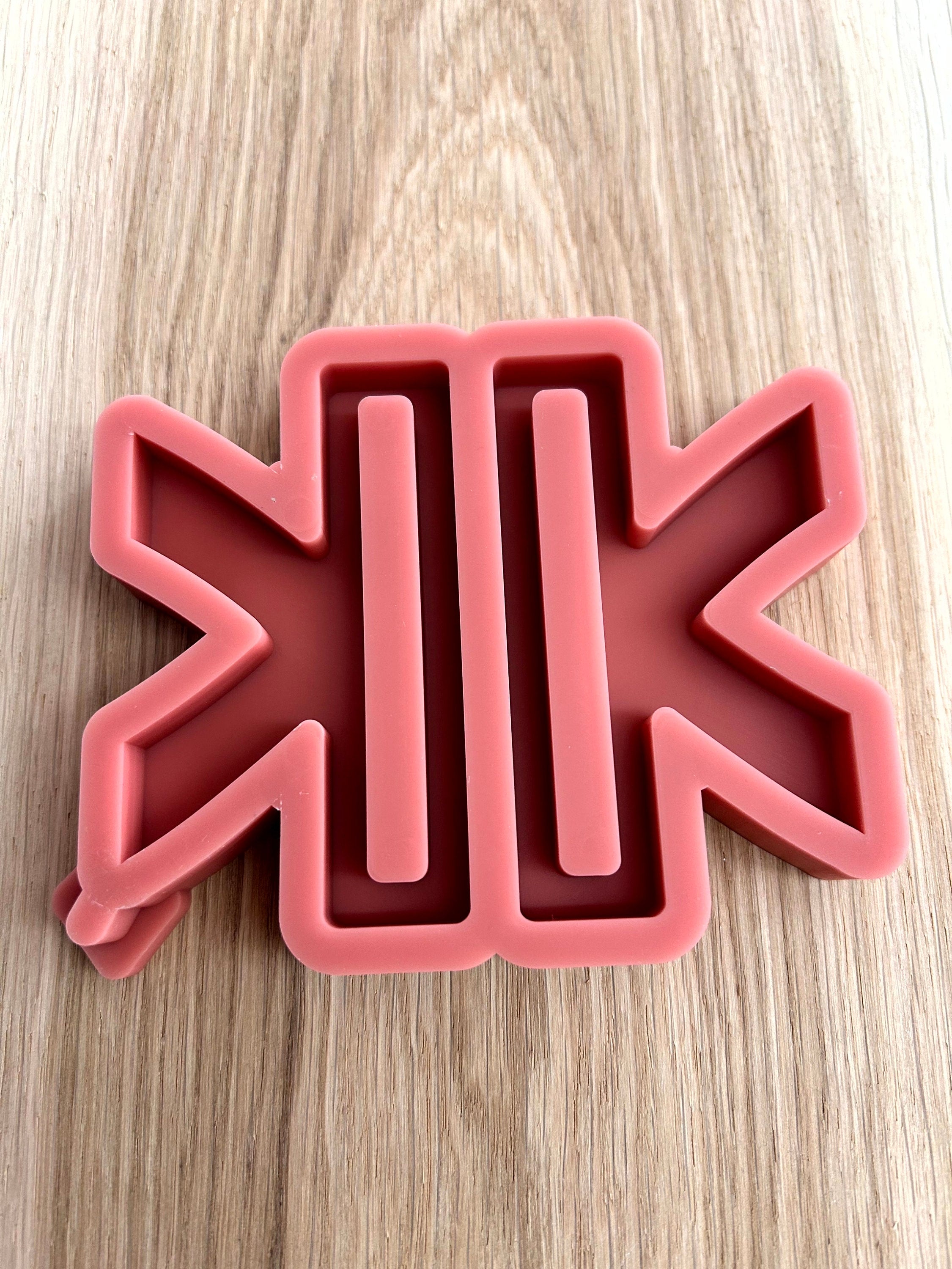 Silikon - Gießform - Sitzbank - einfache Bank - Klötzchen -