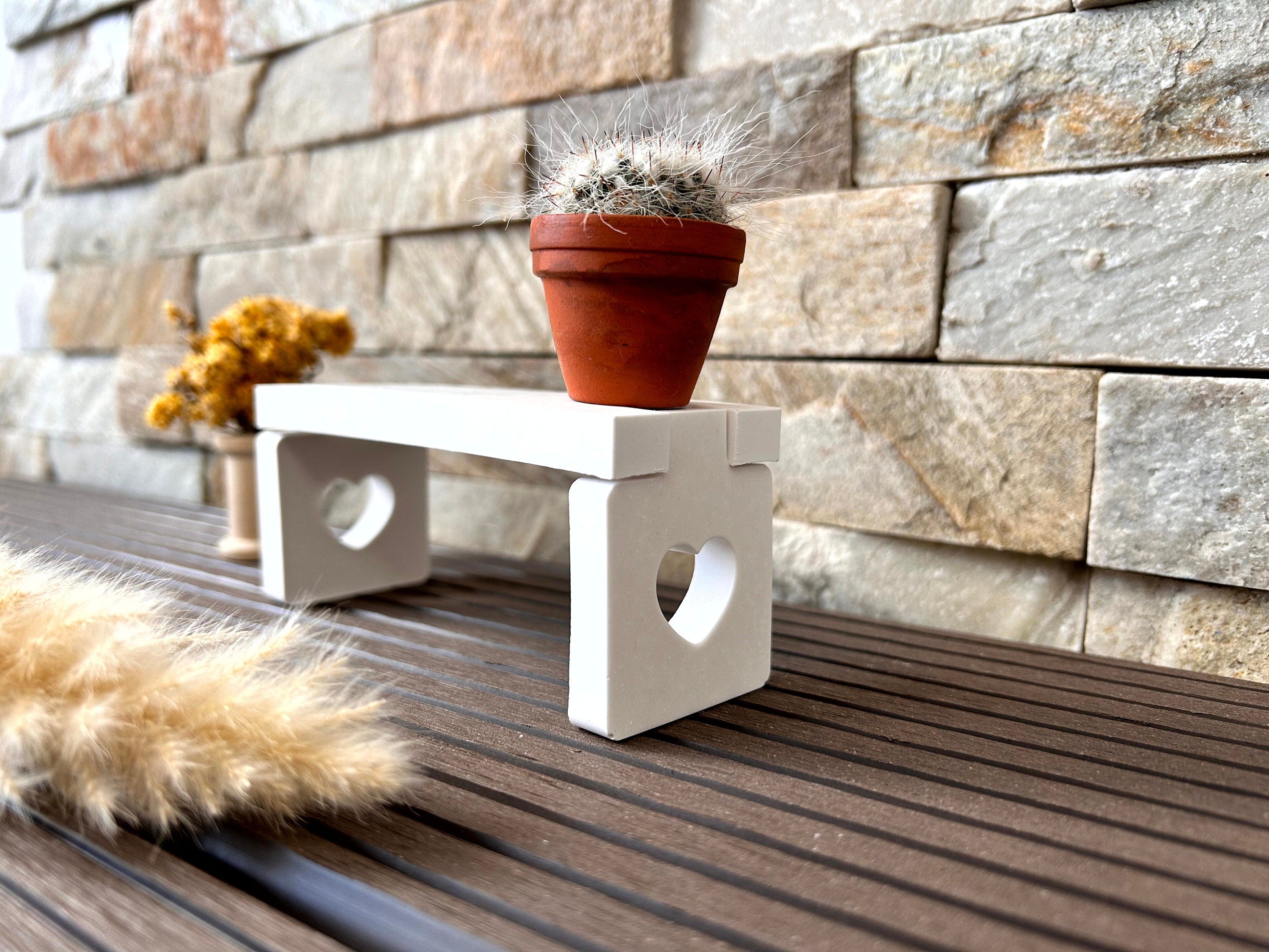 Silikon - Gießform - Herzsitzbank - Herzbank - Herz