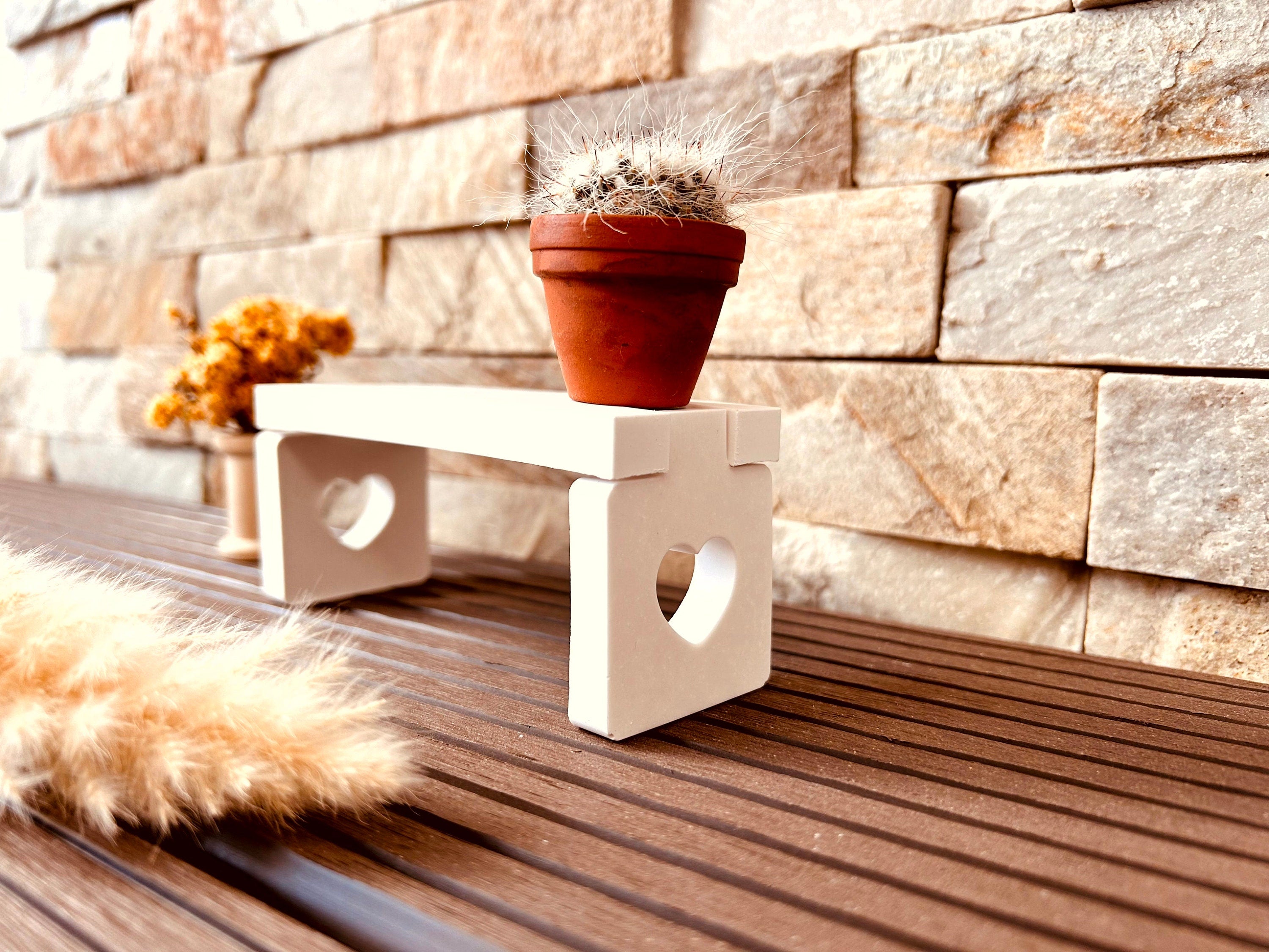 Silikon - Gießform - Herzsitzbank - Herzbank - Herz