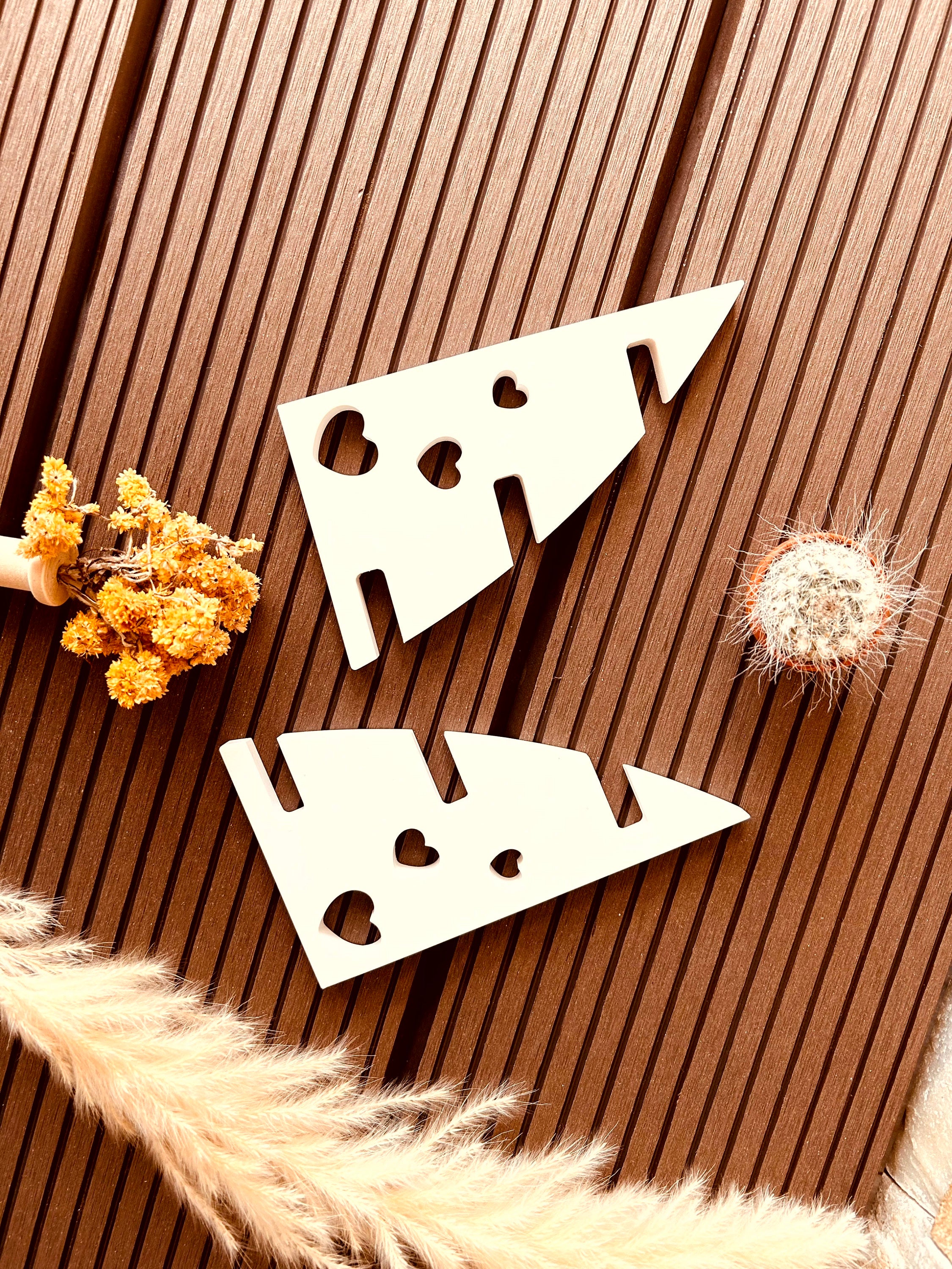 Silikon - Gießform - Herzregal - Regal - Klötzchen - Herz -