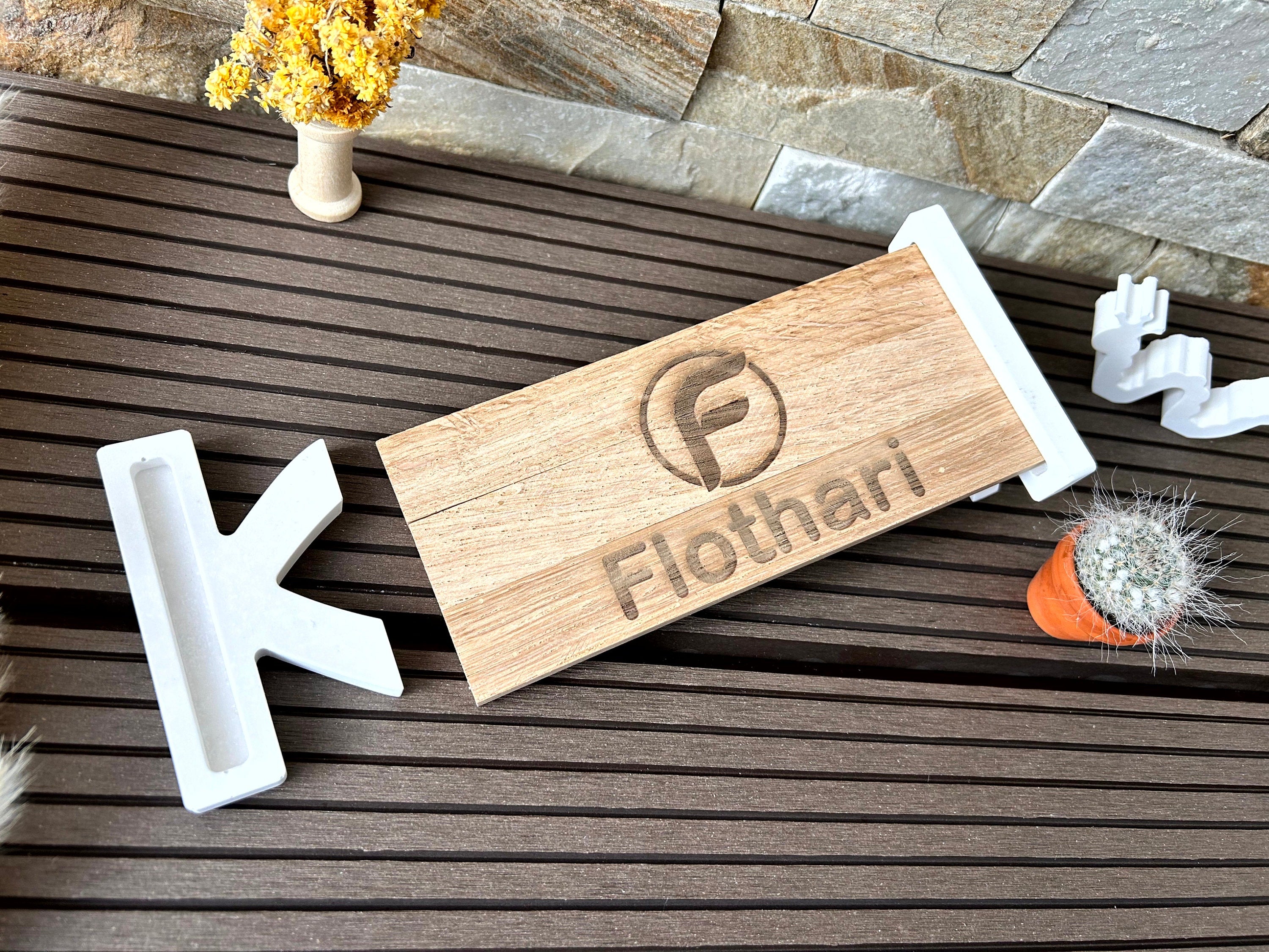 Silikon - Gießform - Sitzbank - einfache Bank - Klötzchen -