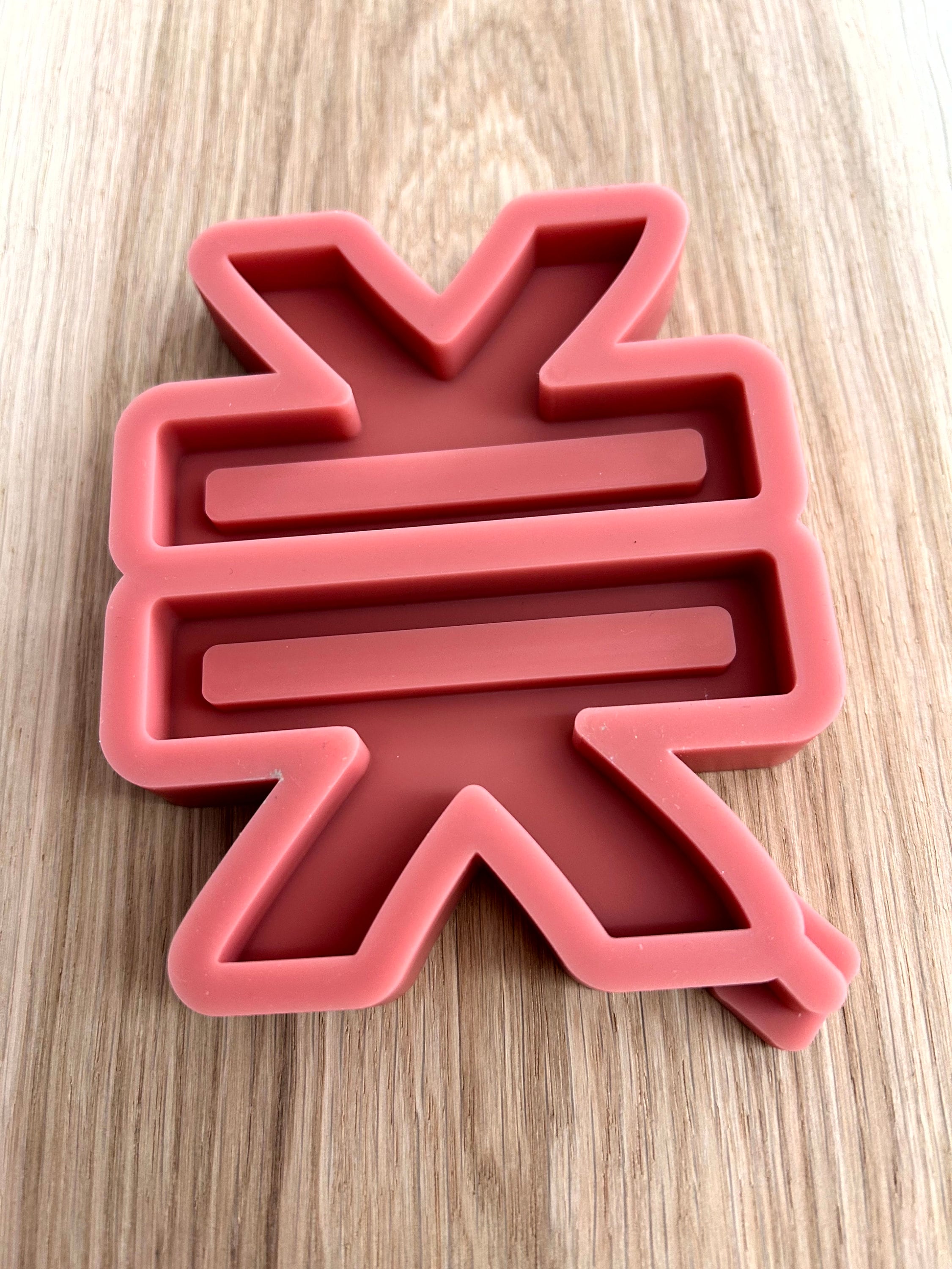 Silikon - Gießform - Sitzbank - einfache Bank geschlossen - Klötzchen -