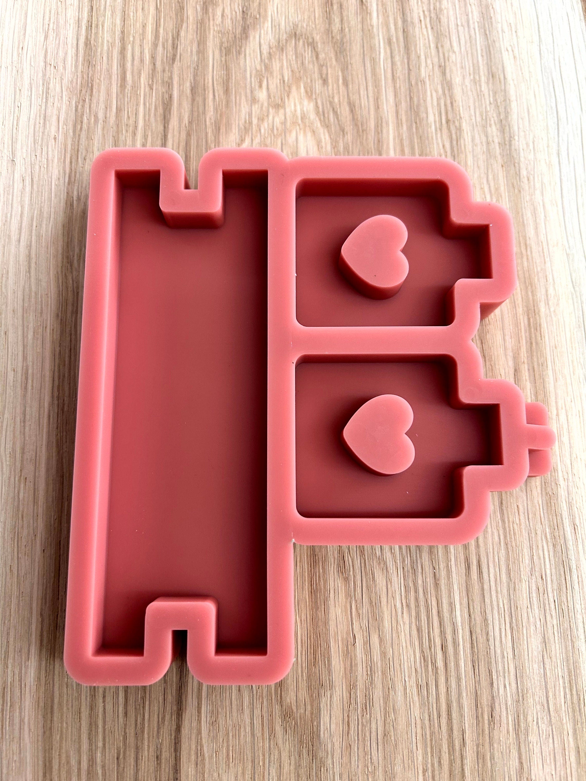 Silikon - Gießform - Herzsitzbank - Herzbank - Herz