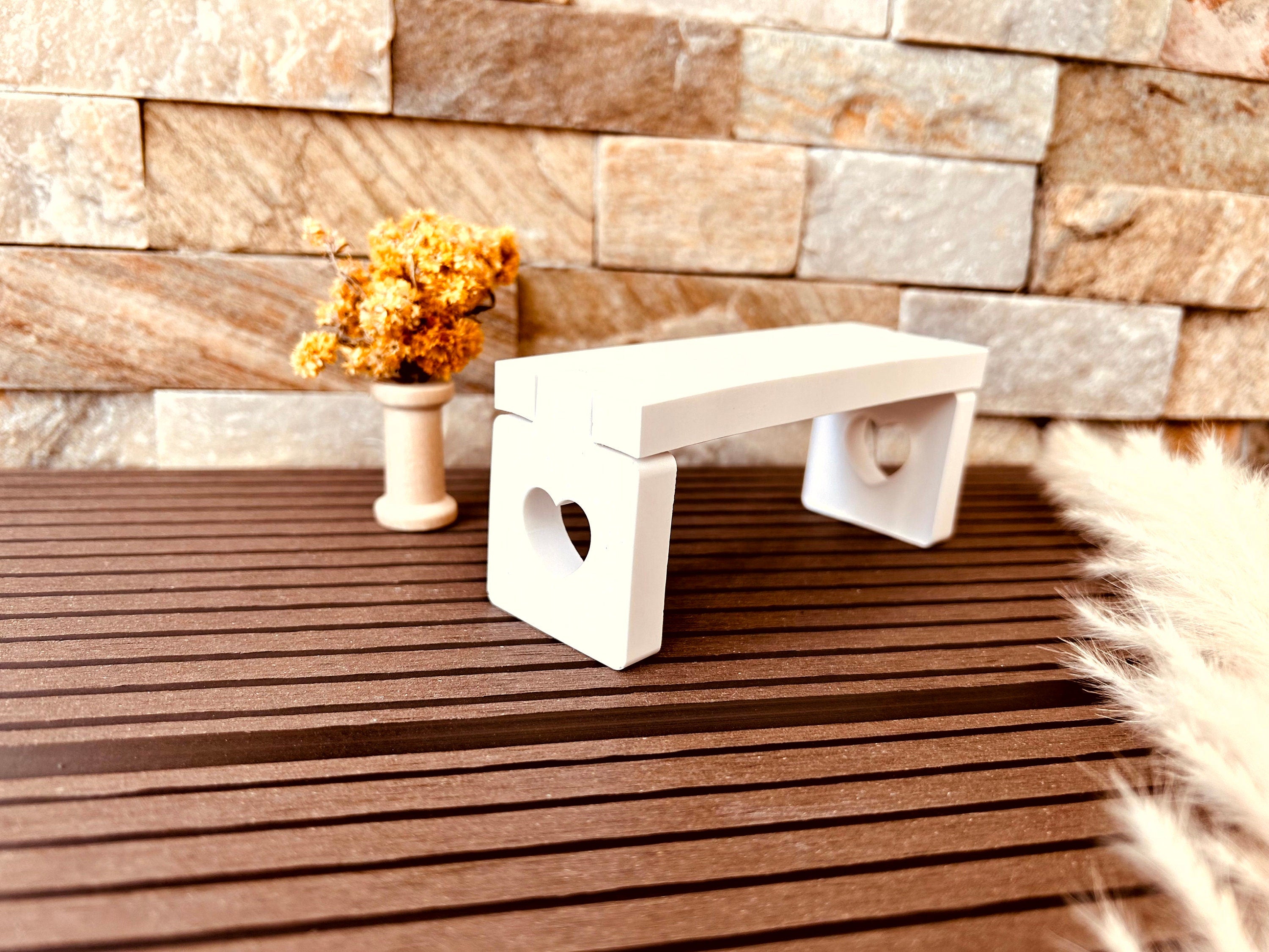 Silikon - Gießform - Herzsitzbank - Herzbank - Herz