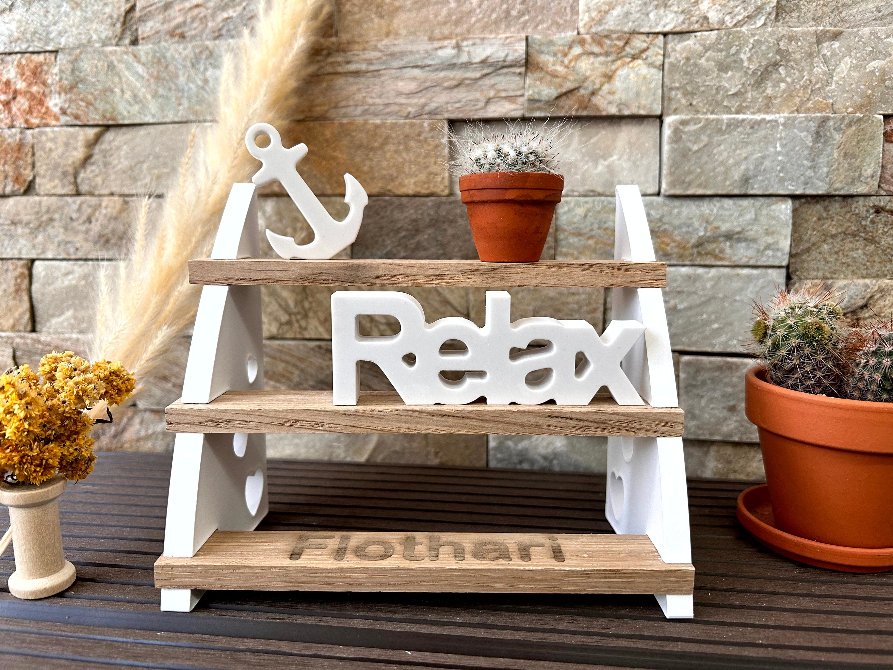 Silikon - Gießform - Herzregal - Regal - Klötzchen - Herz -