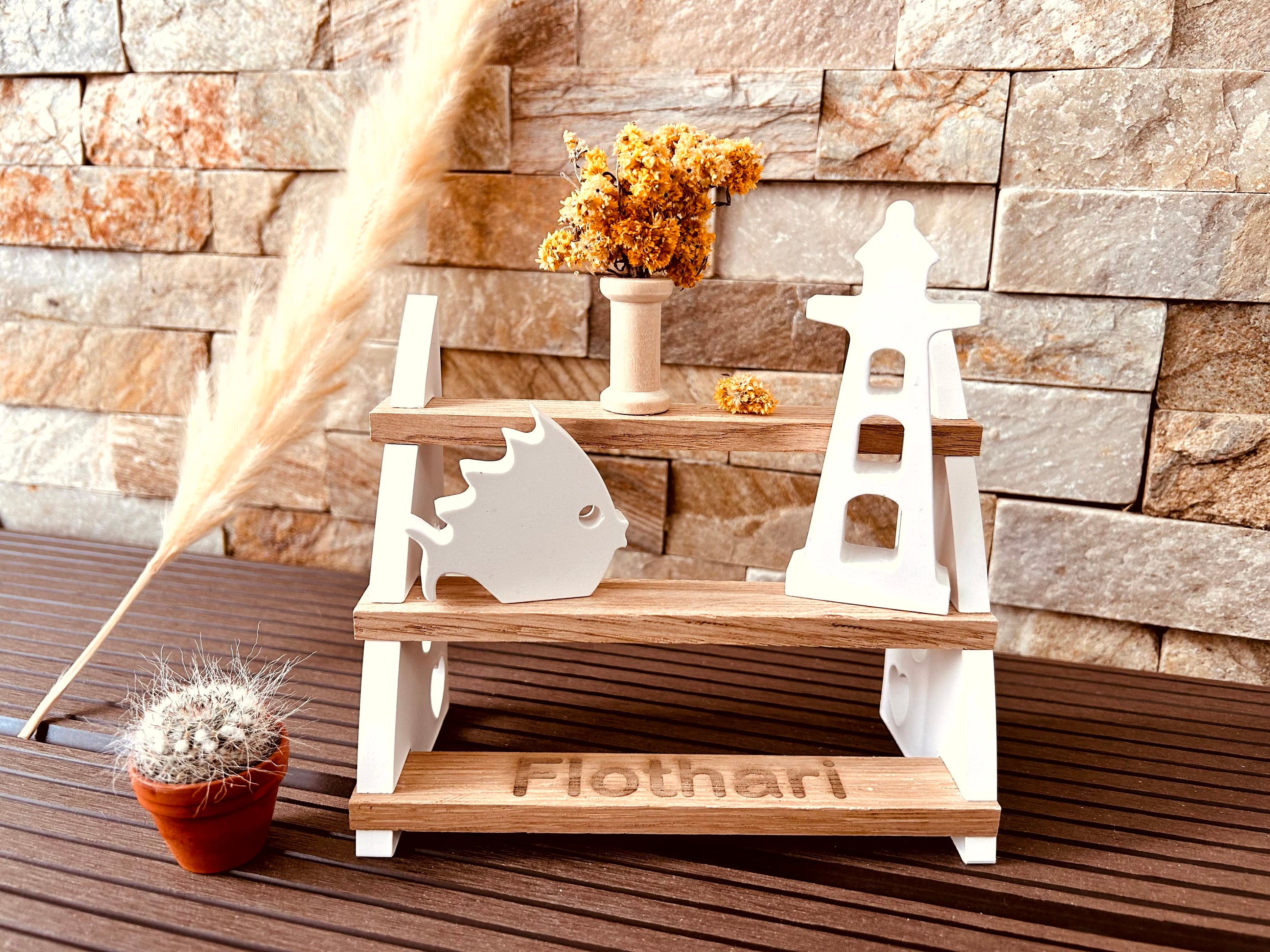 Silikon - Gießform - Herzregal - Regal - Klötzchen - Herz -