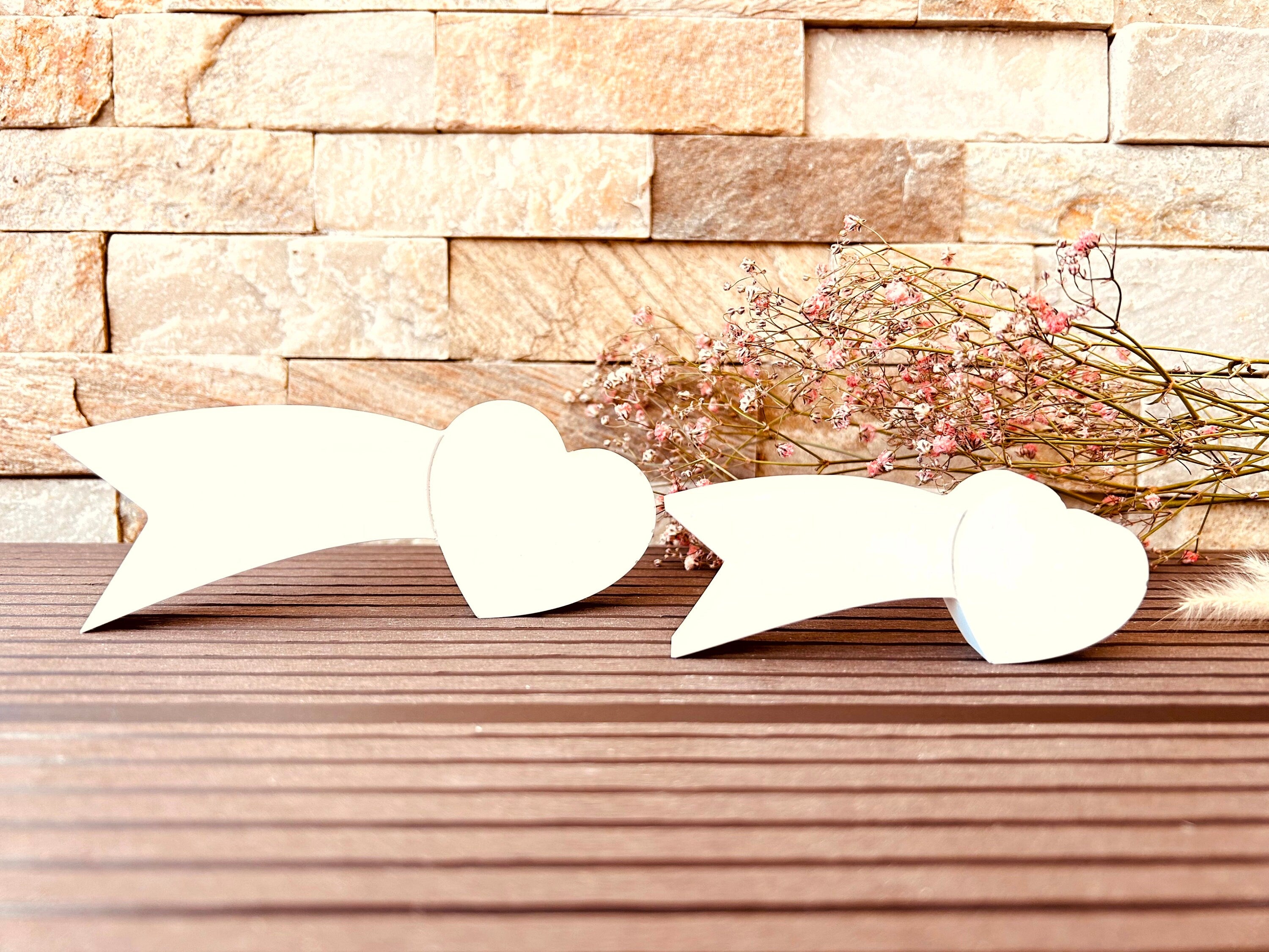 Silikon - Gießform - Herzschnuppe - Herz -