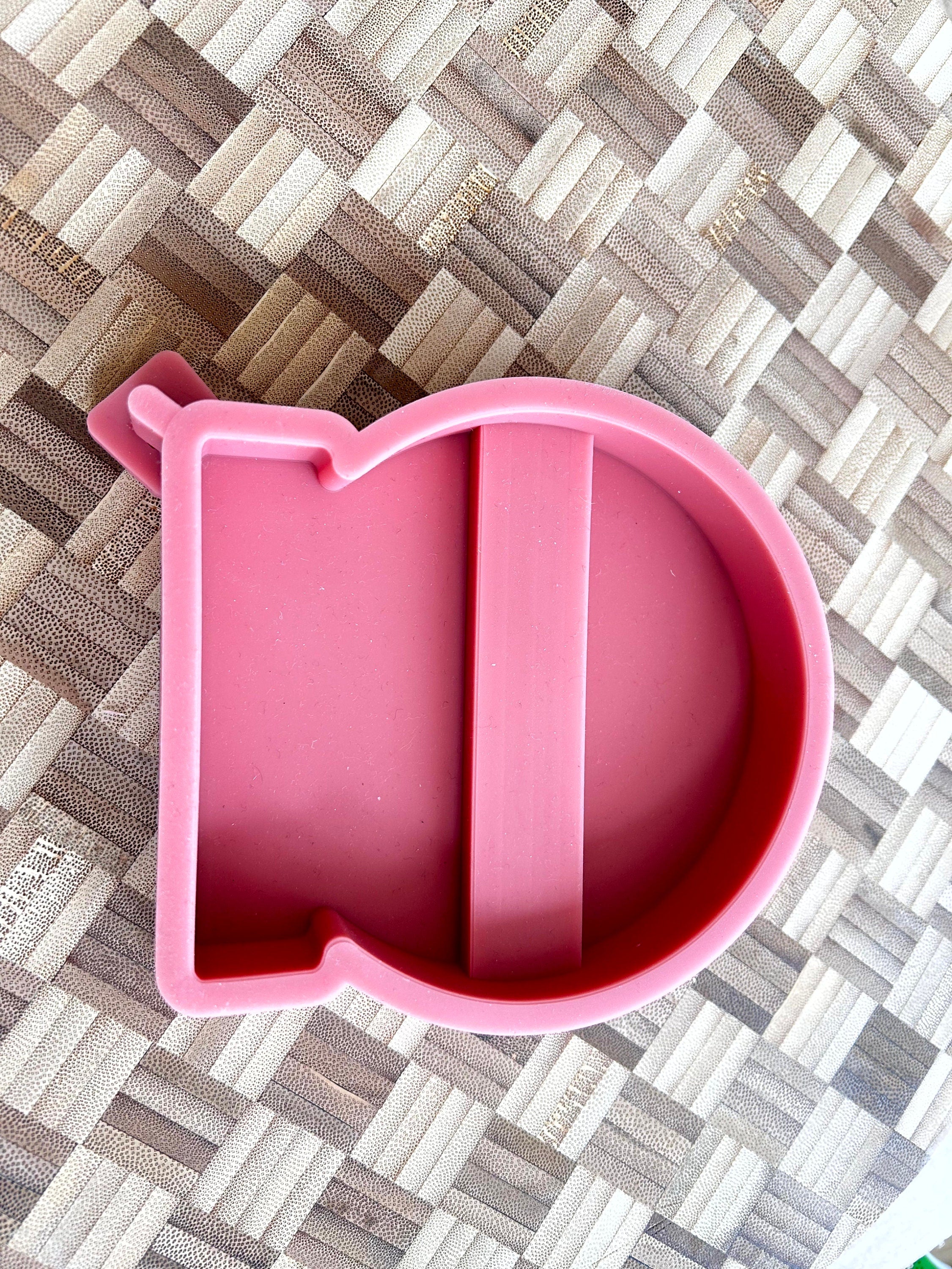 Silikongießform - Kreiseinschieber- Kreisklötzchen - Kreisklötzcheneinschieber -