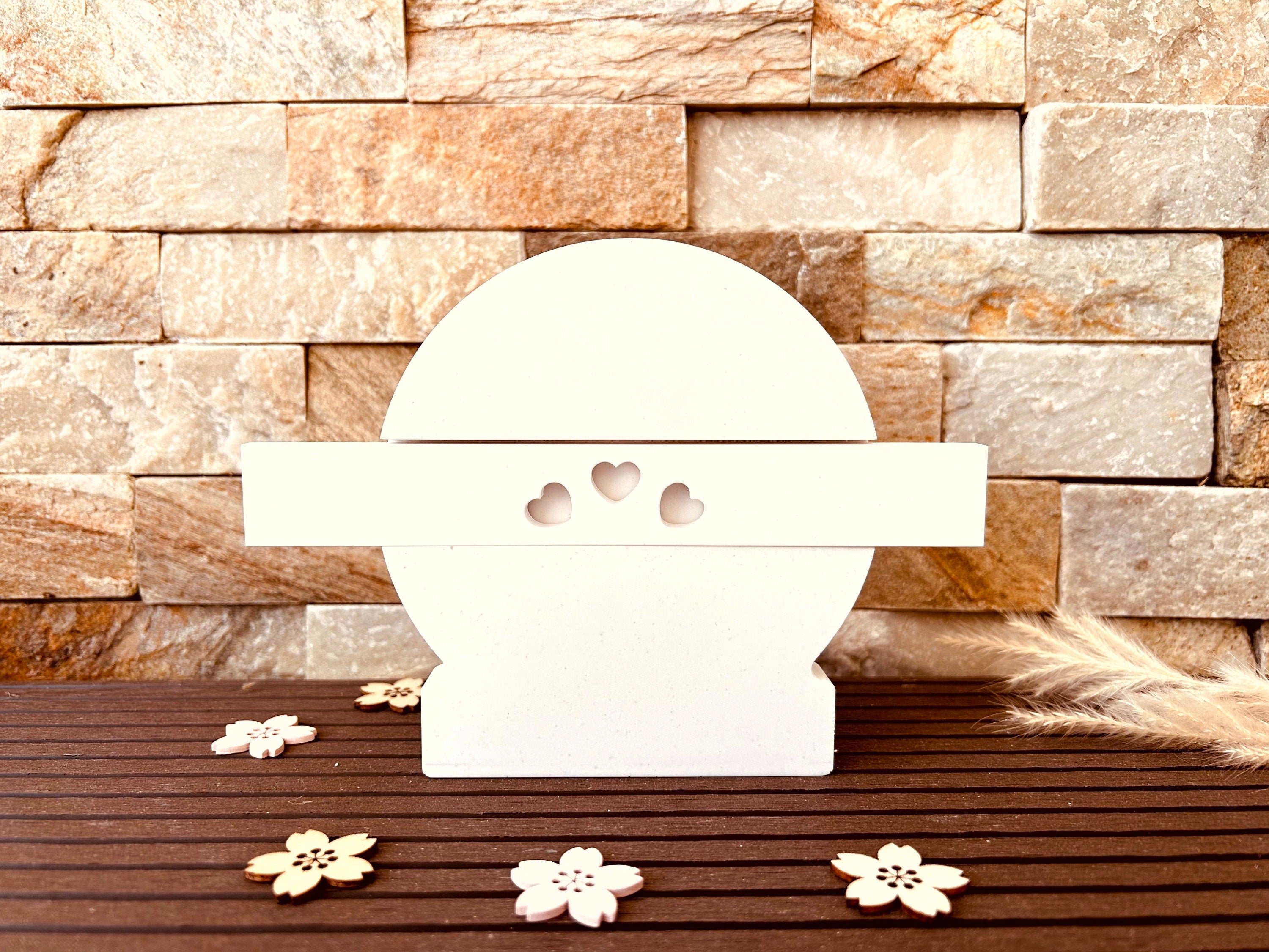 Silikongießform - Kreiseinschieber- Kreisklötzchen - Kreisklötzcheneinschieber -