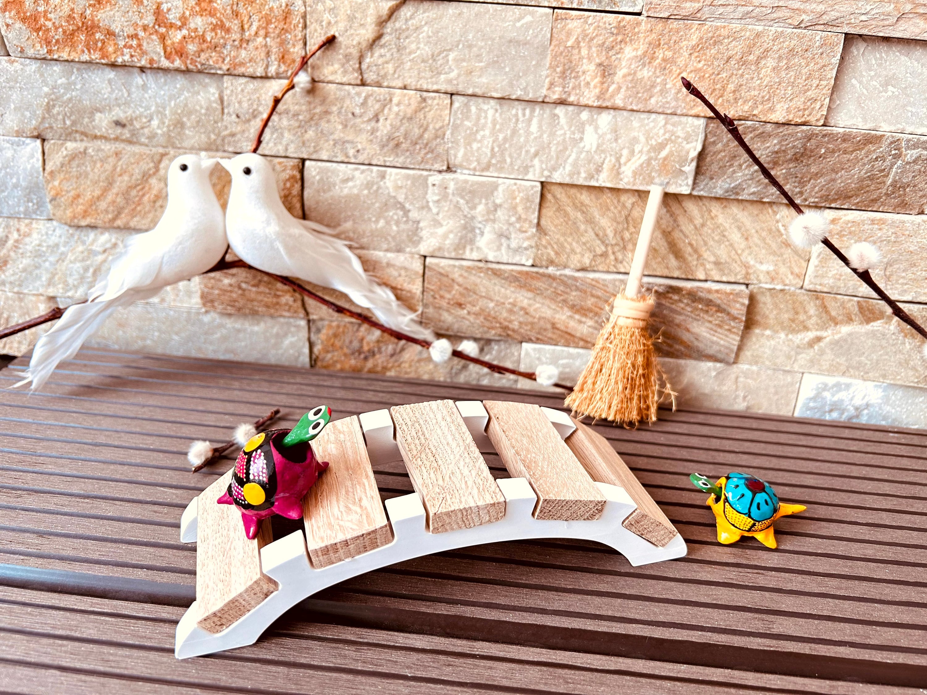 Silikon - Gießform - große Schale - Korb - Schaukelbank -