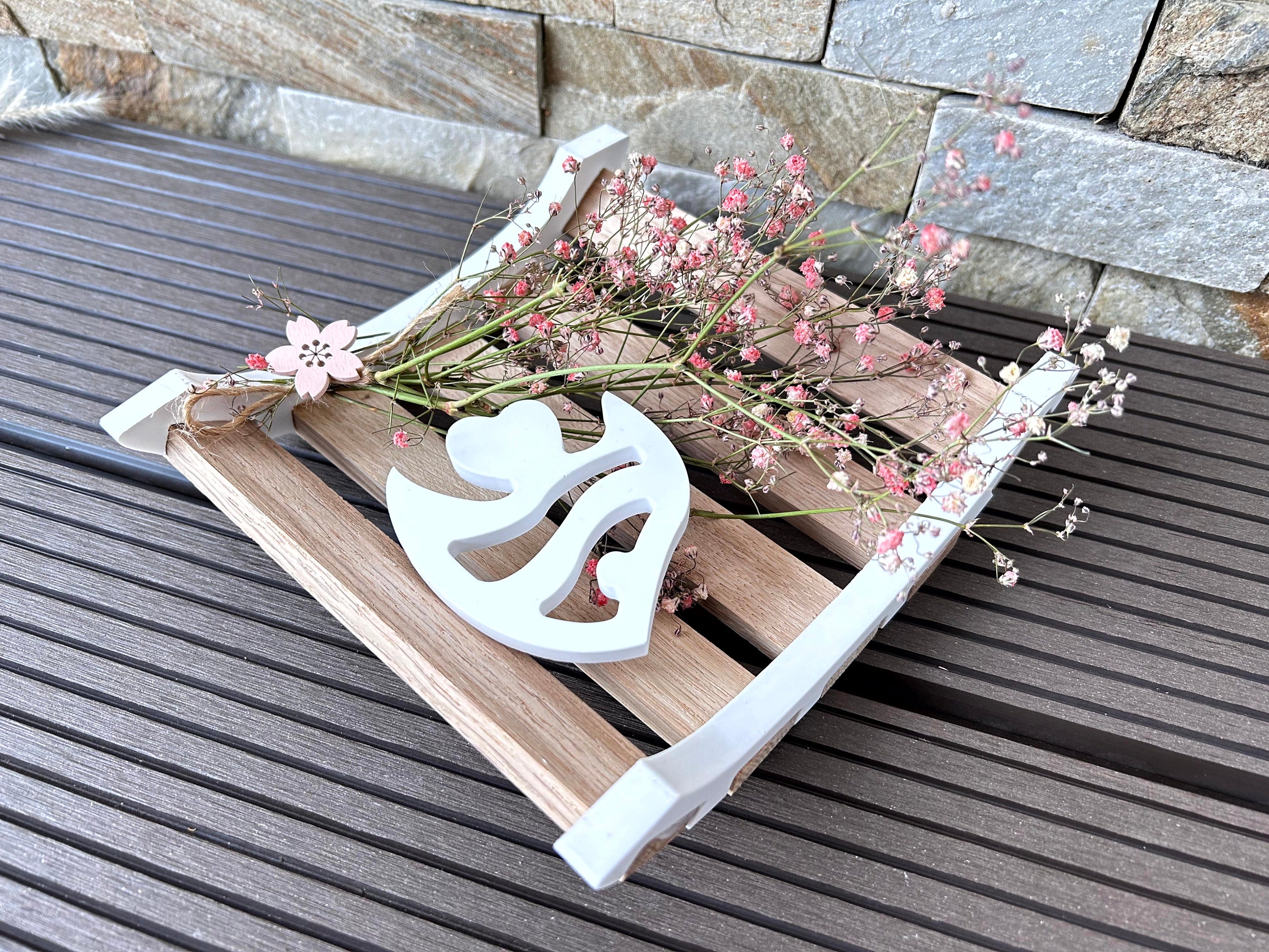 Silikon - Gießform - große Schale - Korb - Schaukelbank -