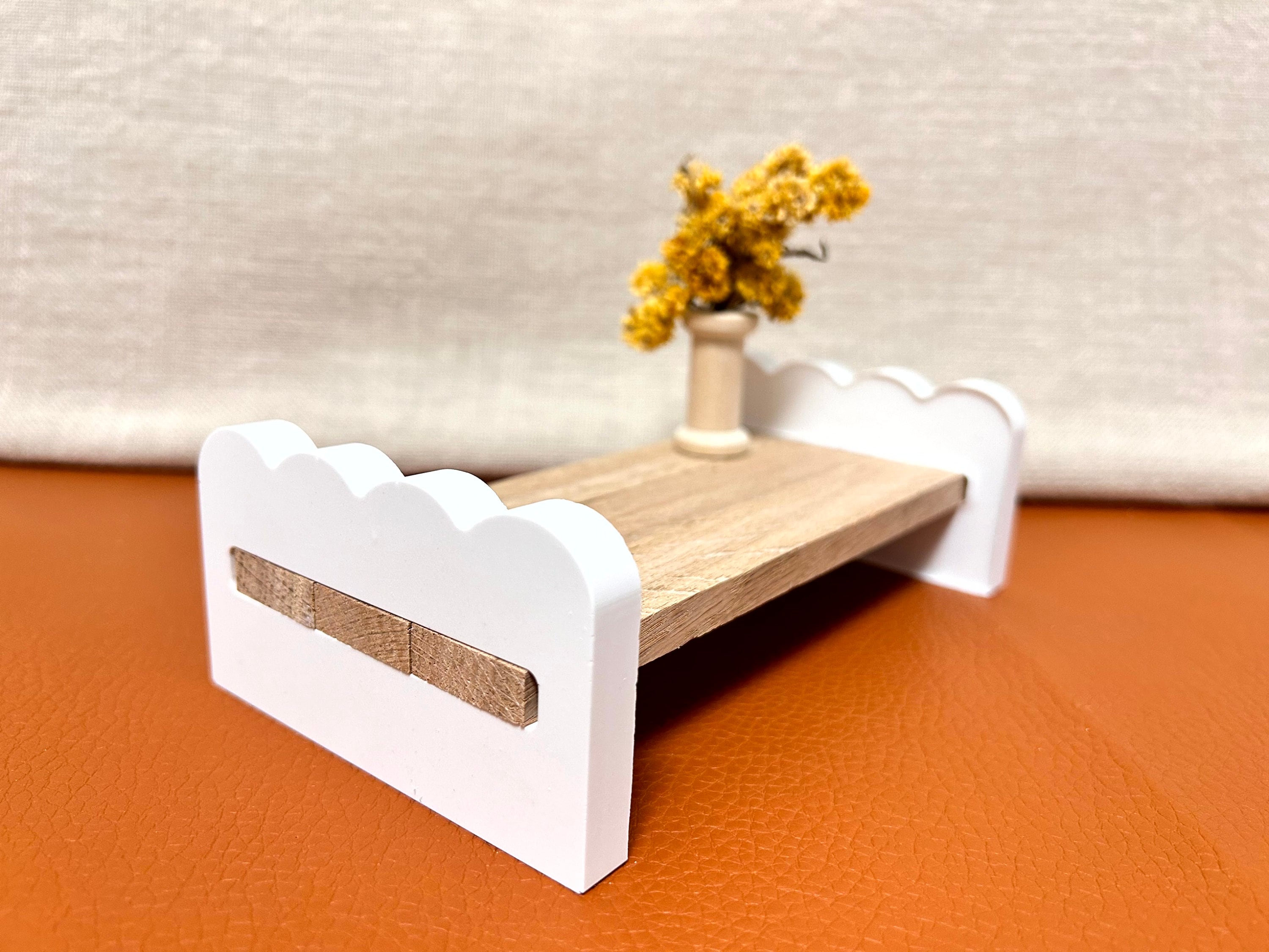 Silikon - Gießform - Sitzbank mit Riffeln - Klötzchen -