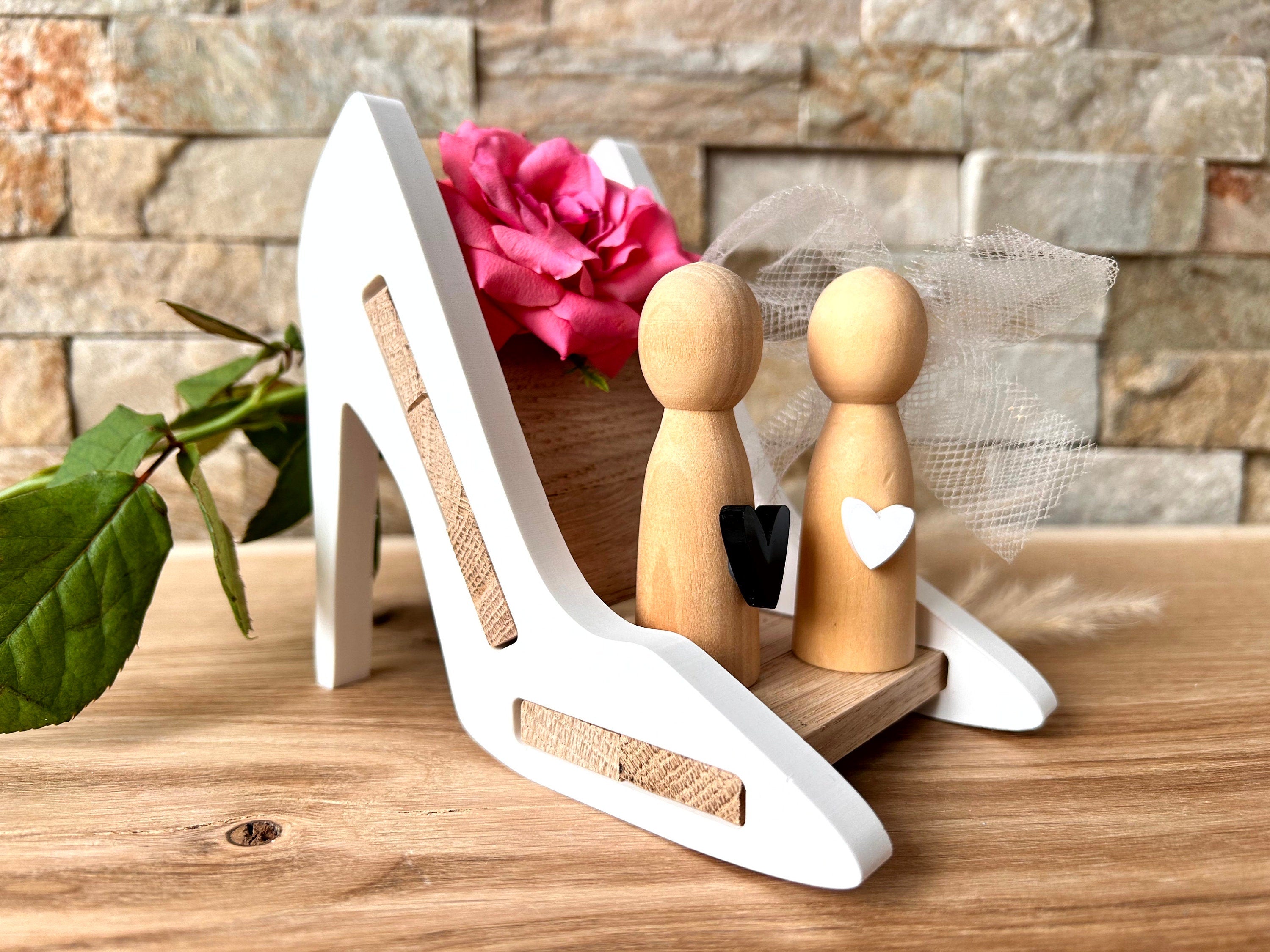 Silikon - Gießform -High Heels - Schuhe - Klötzchen -