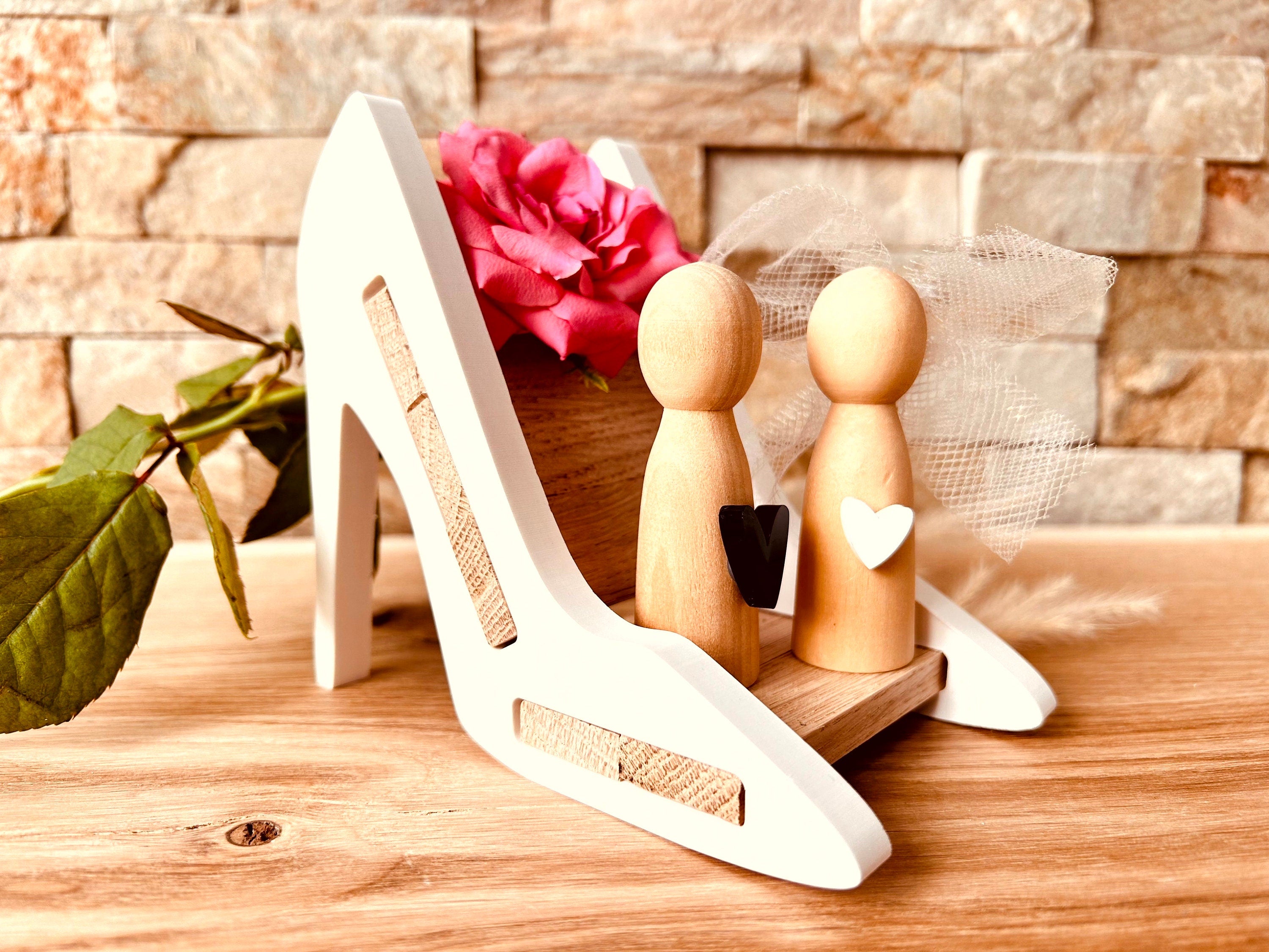 Silikon - Gießform -High Heels - Schuhe - Klötzchen -