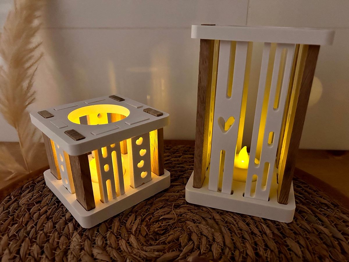 Silikon Gießform Windlicht Quadratisch Klötzchen – Ansicht 7